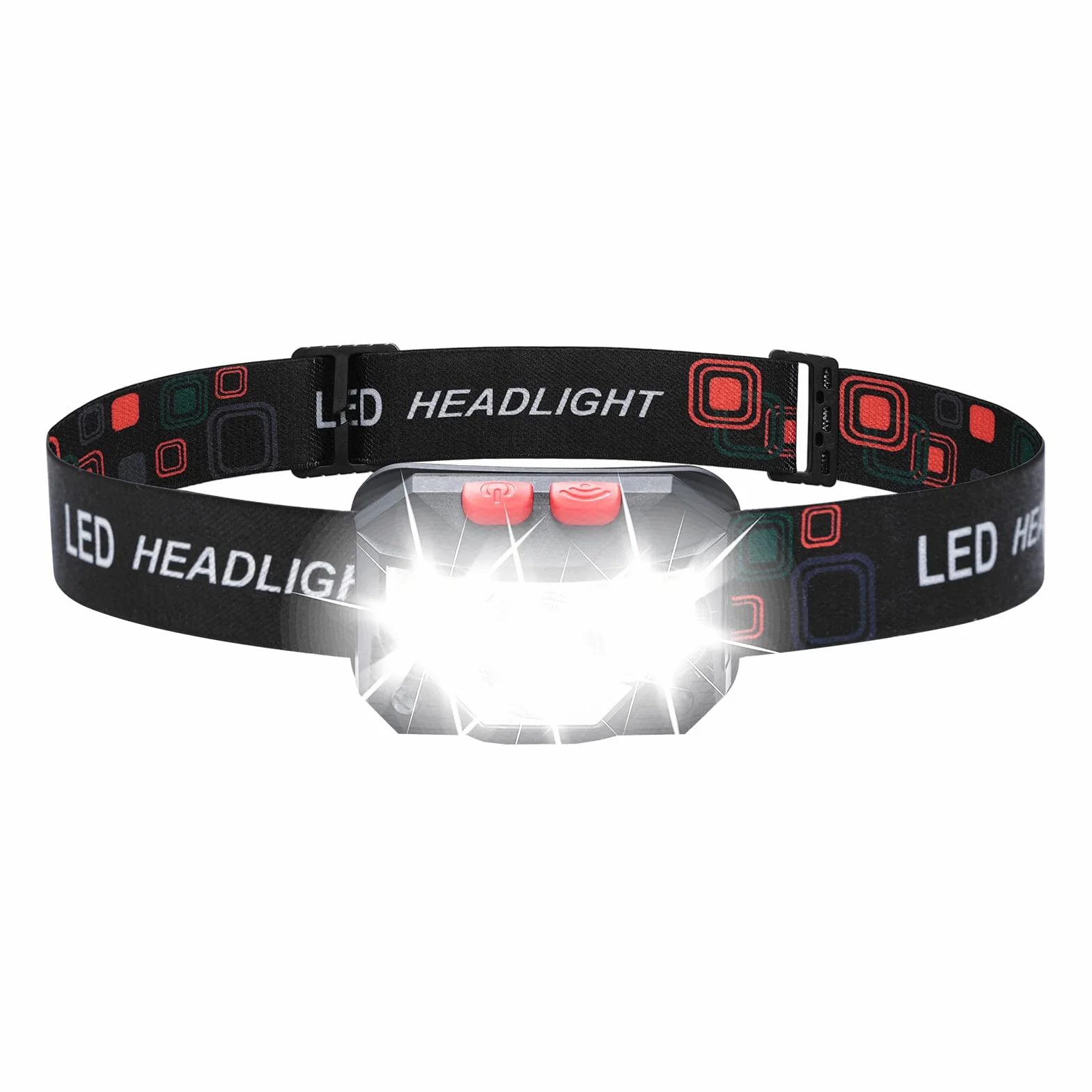 GRIFEMA GD301 Linterna Frontal LED Recargable, IPX45 Impermeable, 6 Modos Luz, Sensor Movimiento