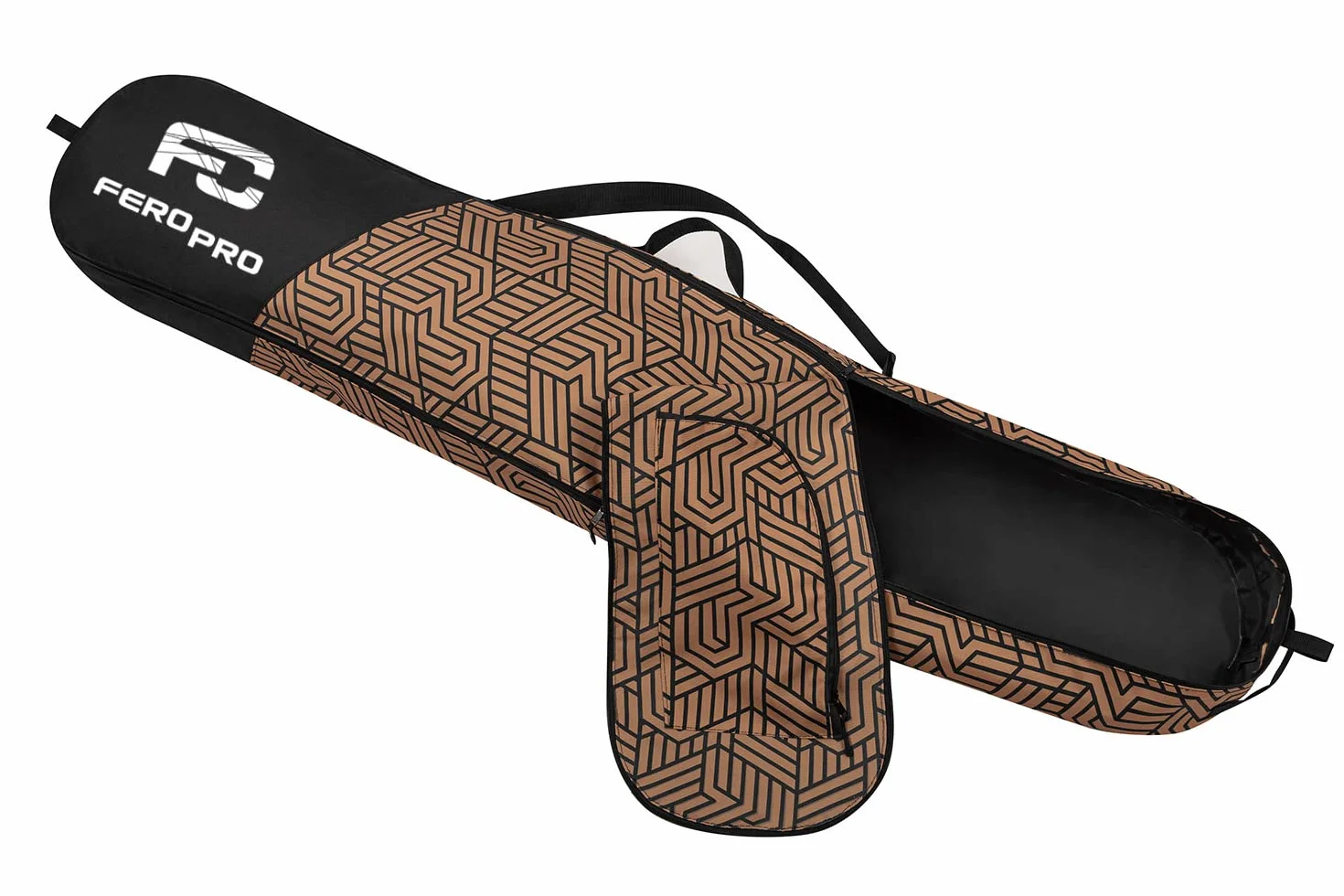 Funda para Tabla de Snowboard Cargo Board Protection Bag 170 cm Bolsa con Bolsillo Cremallera