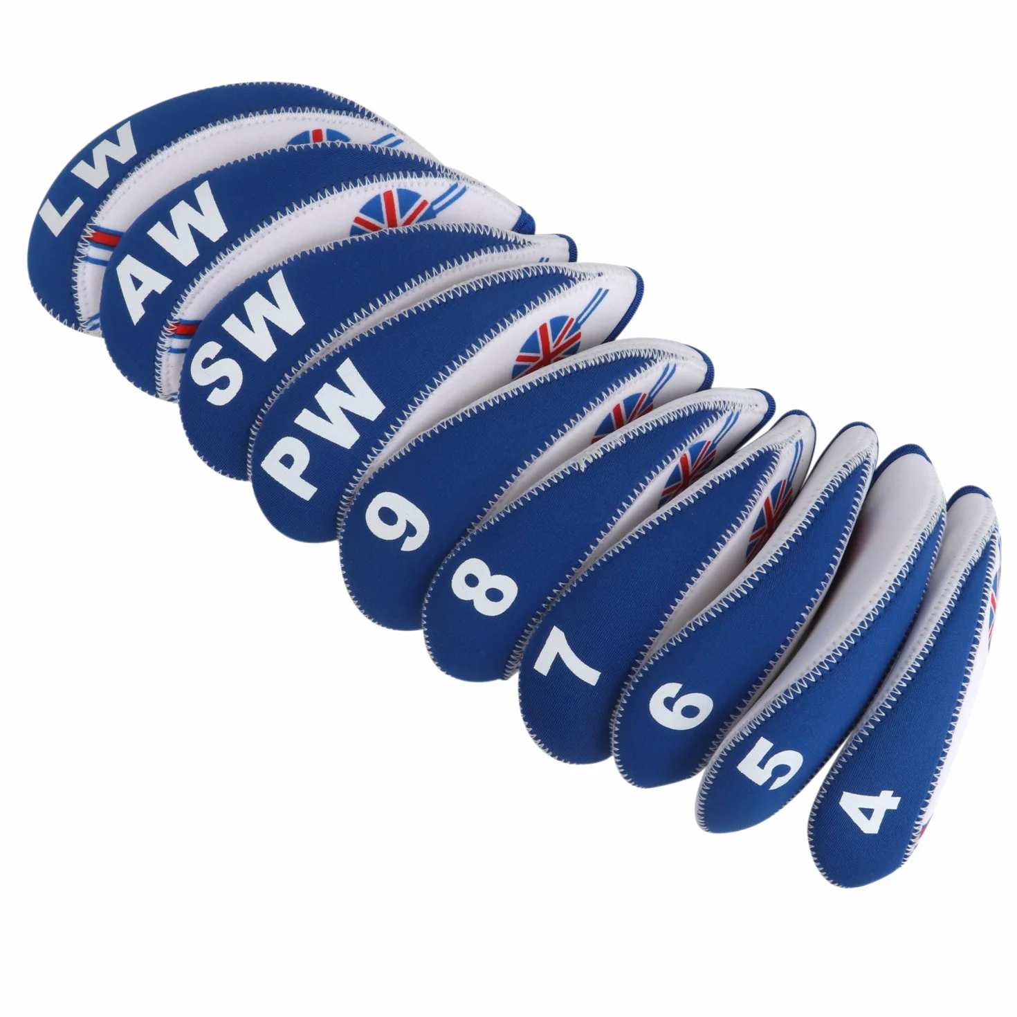 Tourbon Golf Club Fundas de Hierro Casco para Titleista, Callaway, Ping – Juego de 10