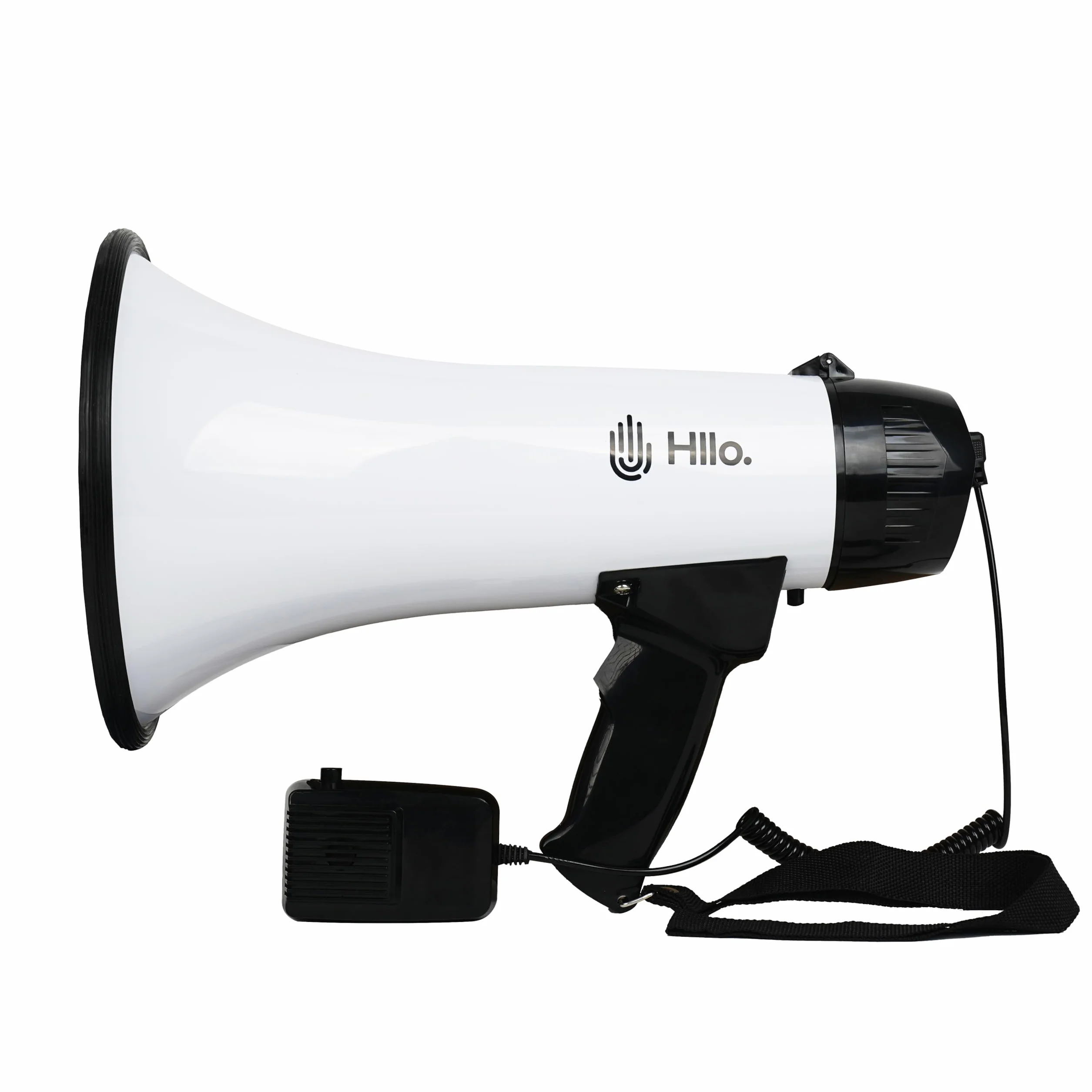 Megáfono 111dB con Sirena y Control de Volumen, Alcance 300 Metros