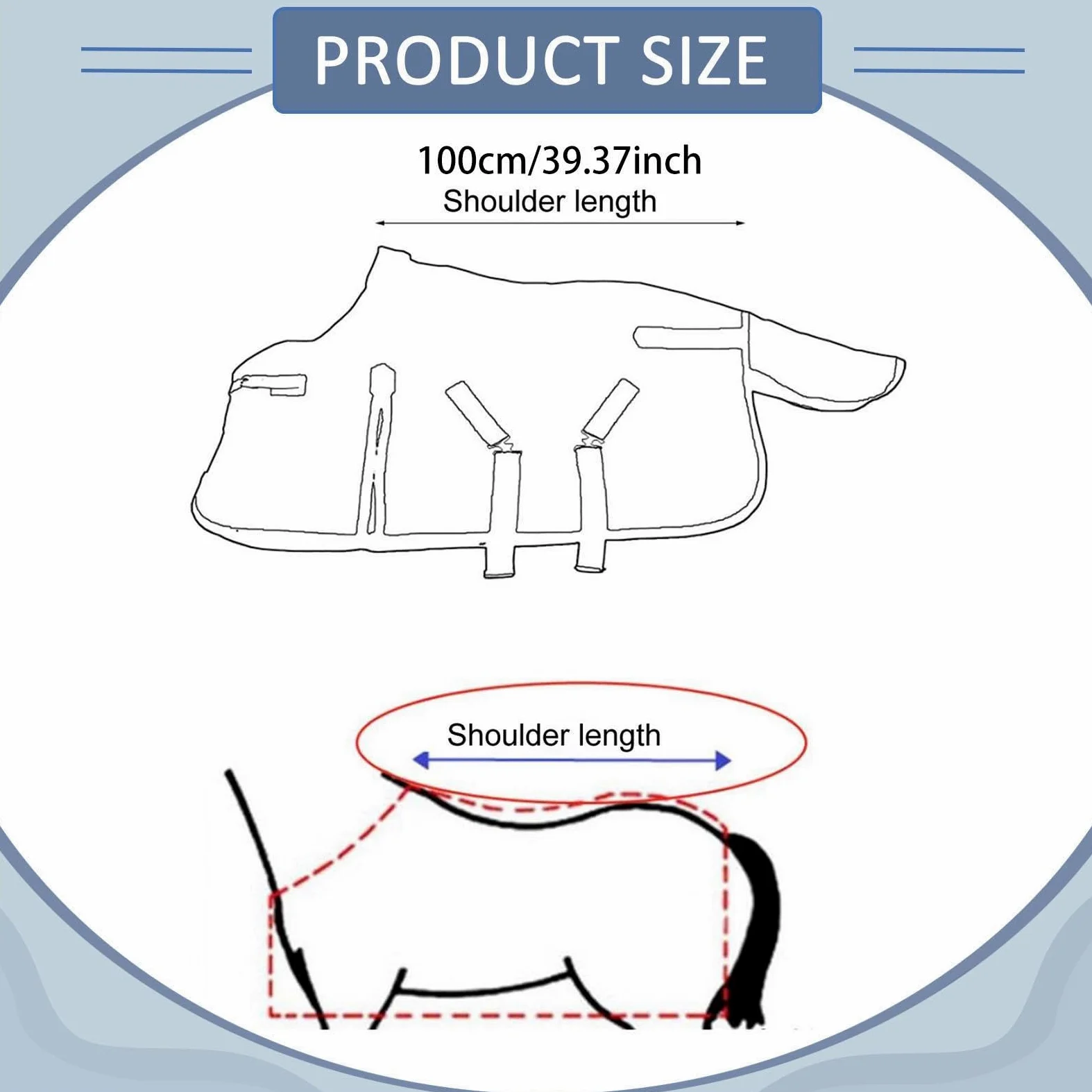 MERIGLARE Manta de Invierno para Caballos, Manta de, 600D, Cálida, Gruesa, Impermeable, para Caballos, Protección Ecuestre