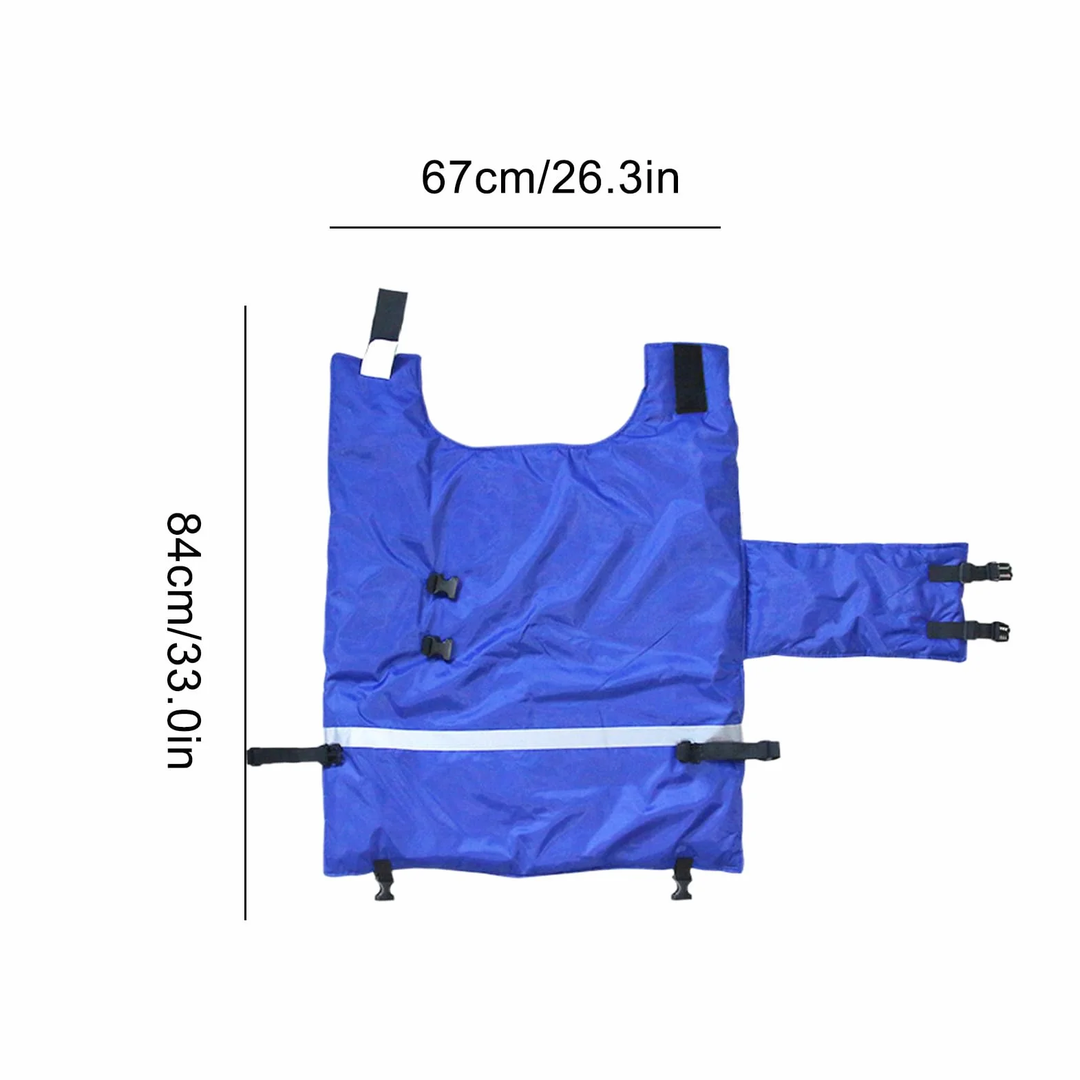 Manta para Terneros | Protección Ventral Acolchada Impermeable Chaleco Ganado - Manta Térmica Becerros Establo | Protección Nocturna Establo Transporte Granja