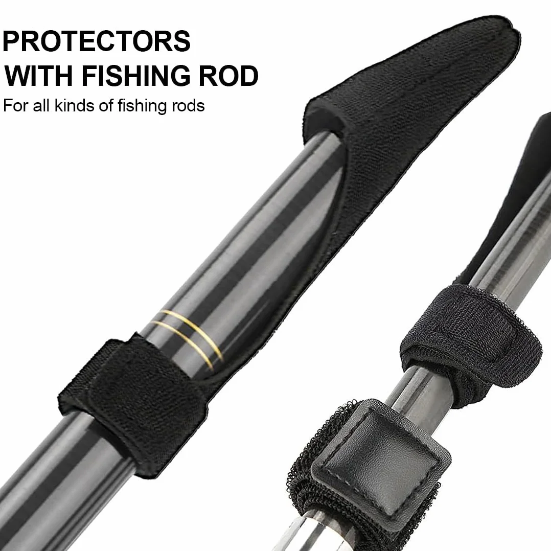 Cintas Caña De Pescar, Correa Caña De Pescar, Estuche Protector, Accesorios Pesca Elásticos
