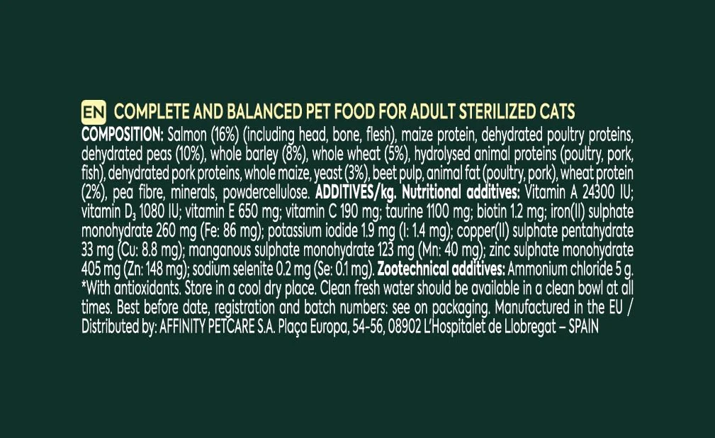 Ultima Pro + Pienso para Gatos con Salmón - 1,1kg
