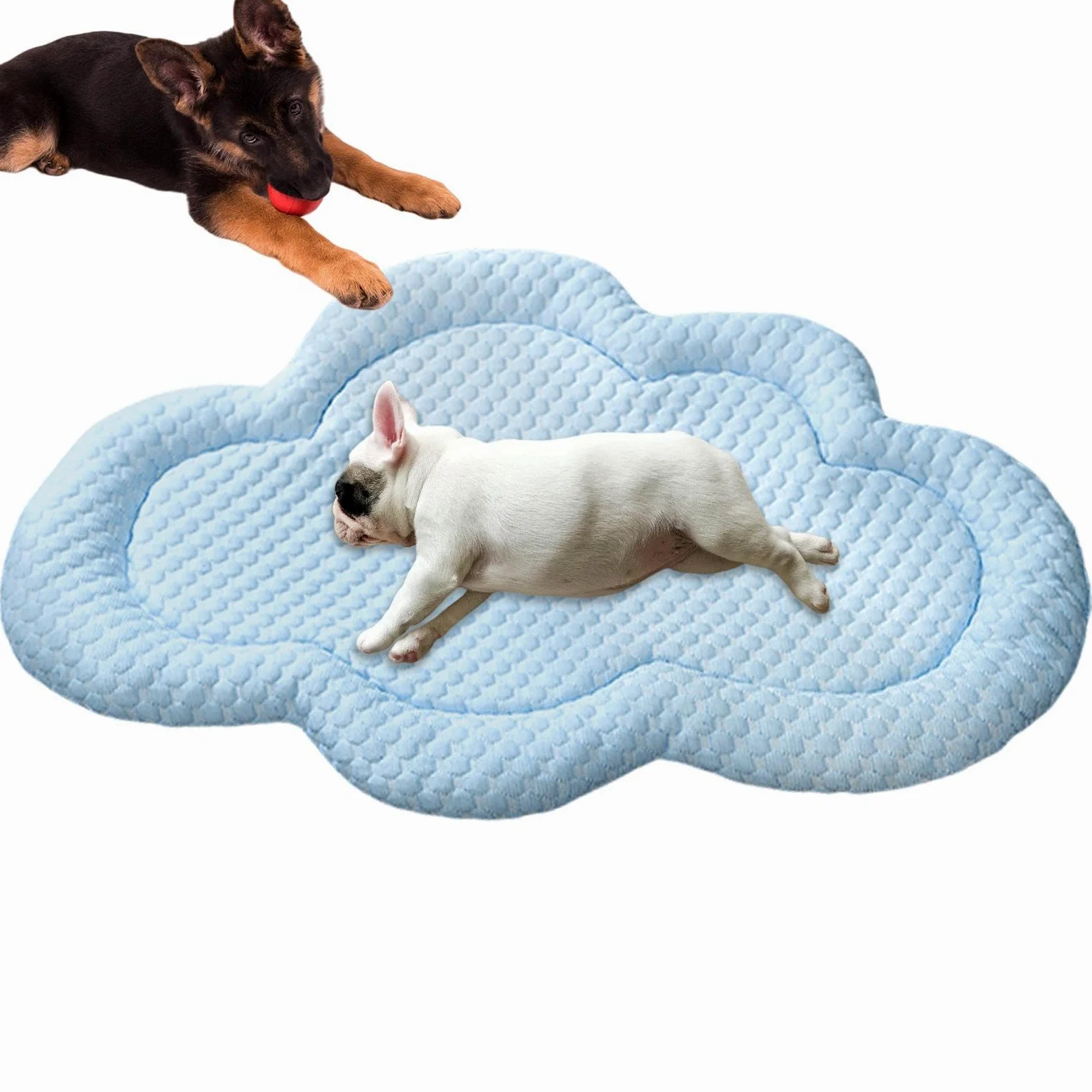 Tapete de enfriamiento para perro, tapete fresco en forma de nube para gatos, suministros para mascotas de y verano para perros pequeños y medianos, tapete portátil para dormir para casa | gatos, suministros para mascotas de y verano para perros pequeños