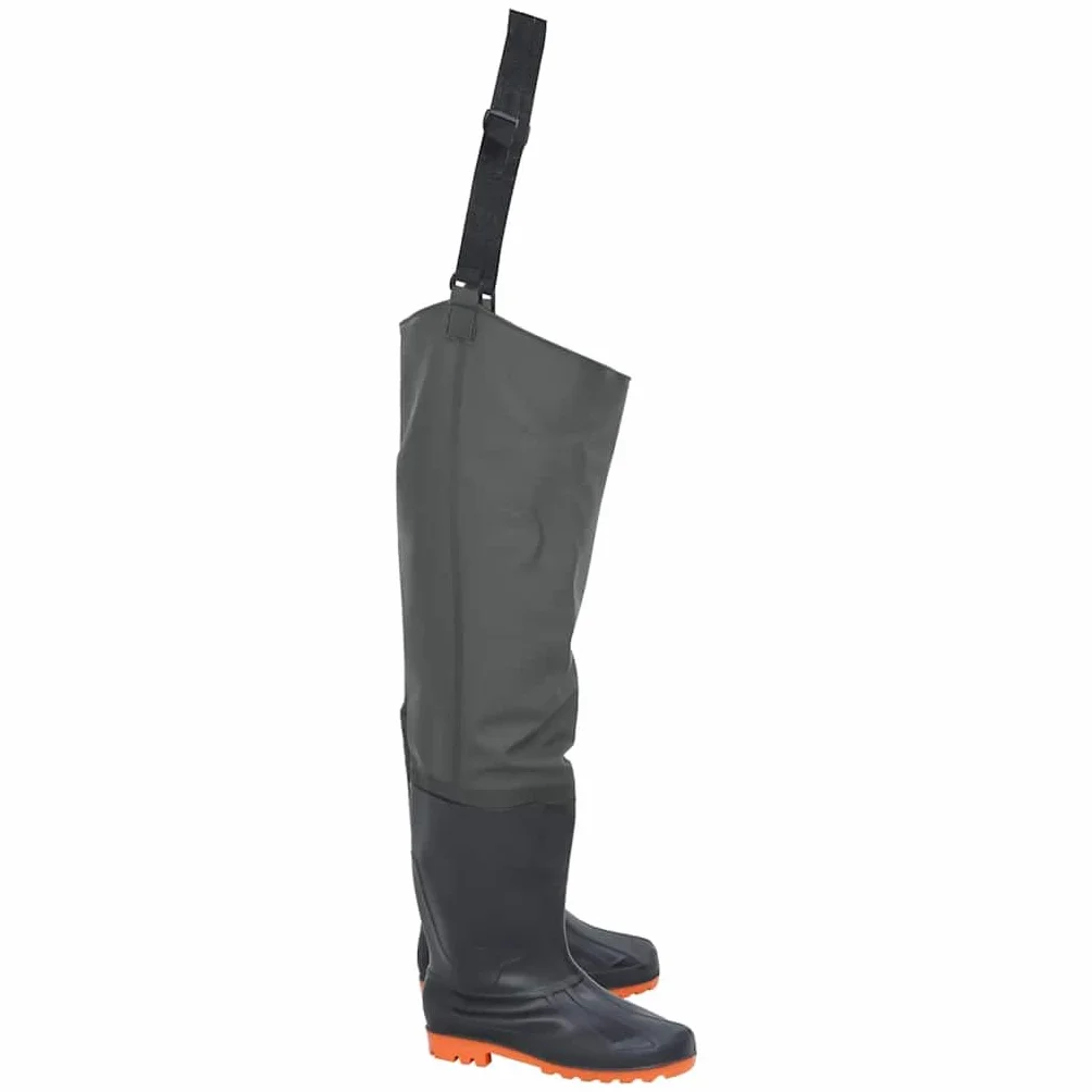 Botas Altas de Agua de Pesca Verde Oscuro Talla 45