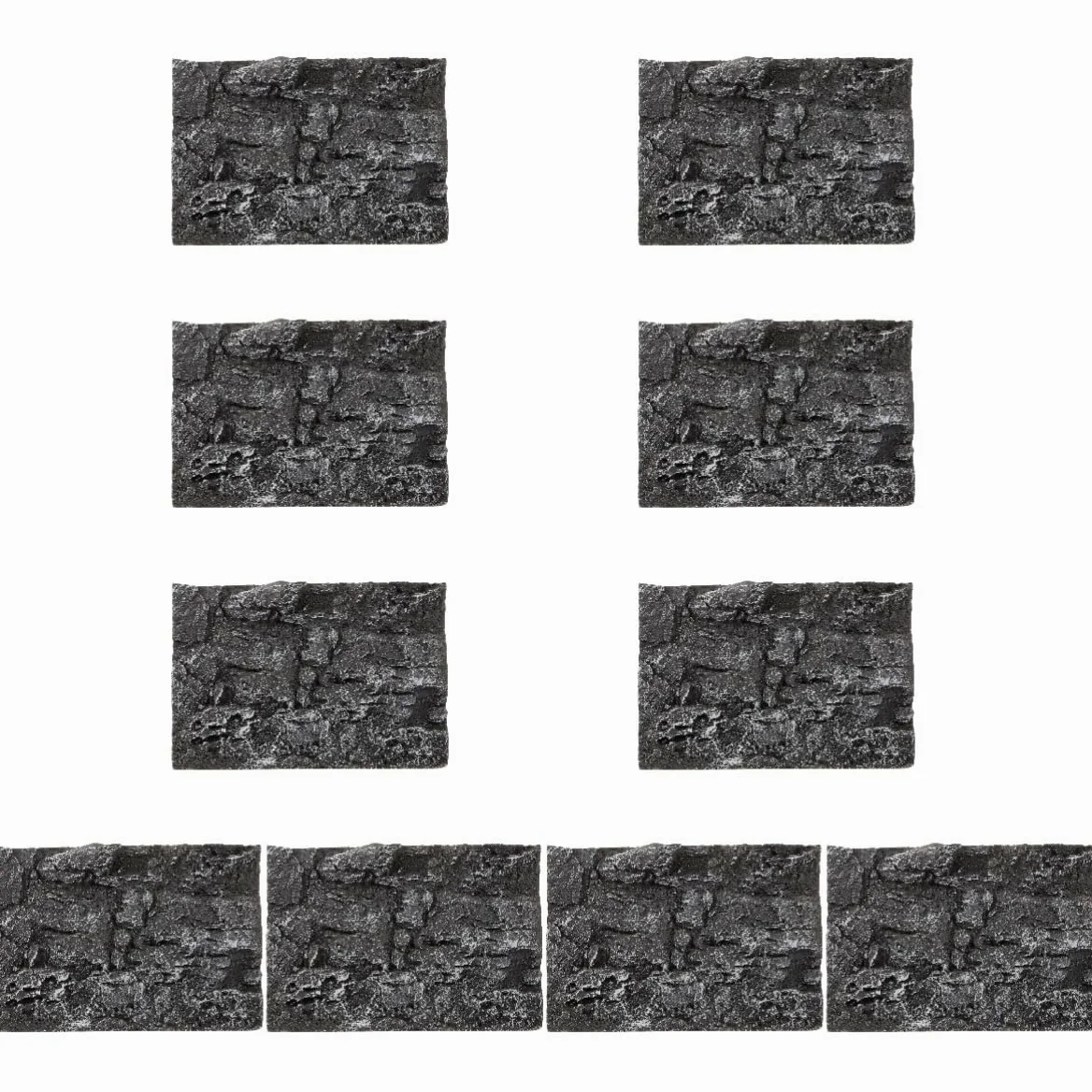 Didiseaon Corteza De Corcho para Belenes 10 Piezas Losa De De Fondo Reptiloil Fondos De Acuario Fondo del Acuario Decoraciones De Peceras Fondo De De Reptil Fondo De Terrario Se Aferra 3D PU Tanque