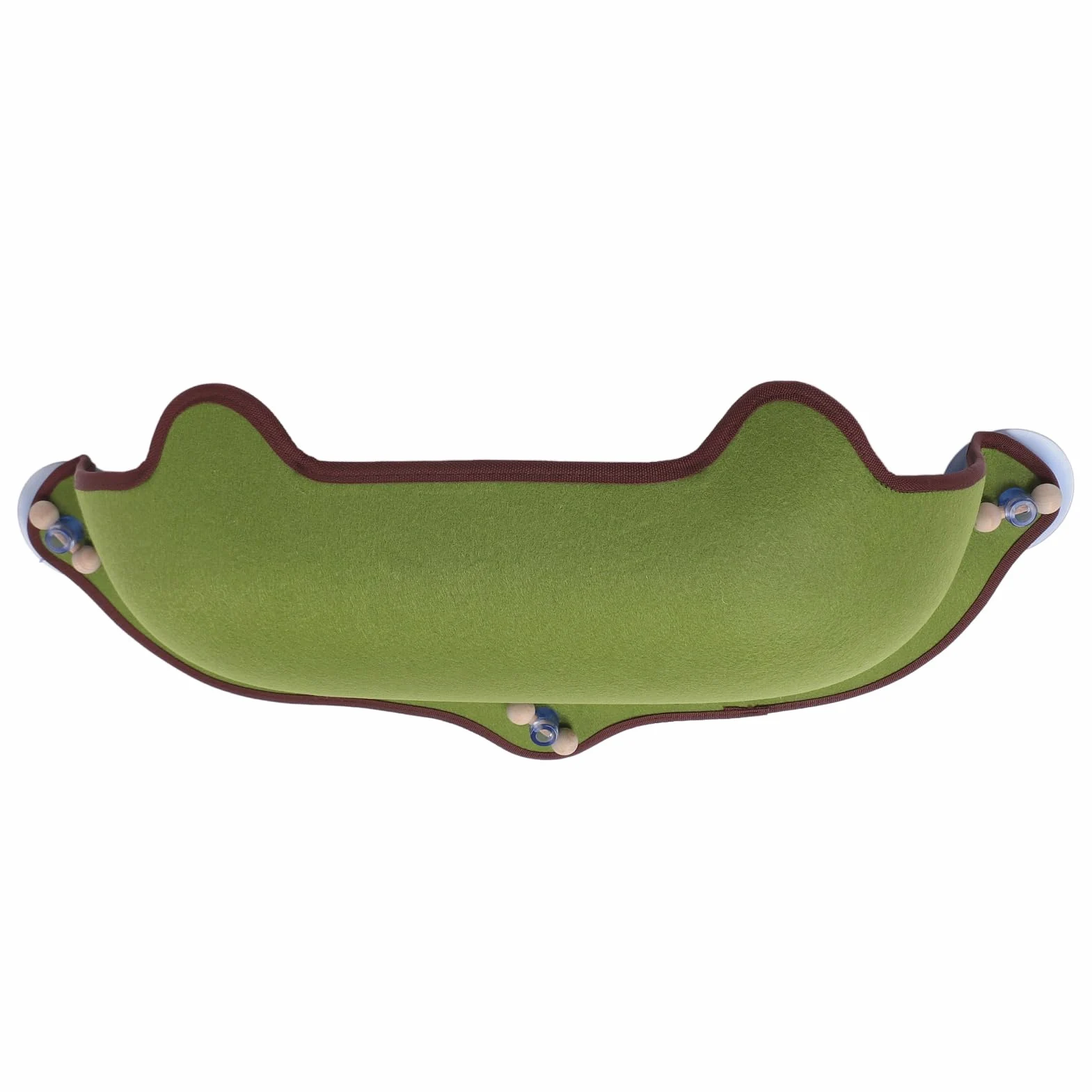 Generic Hamaca para Ventana de Gato, Cómoda y Transpirable, Percha para Ventana con Ventosa, Alfombrilla para Gatos, Fácil Limpieza para Alféizares (Green)