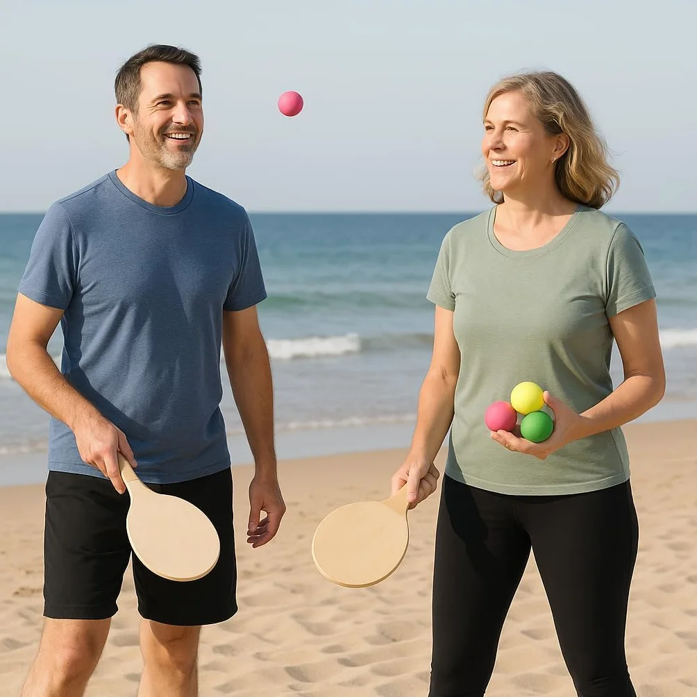 Pelotas para raquetas de playa, juego de 3, repuesto para pádel, tenis, squash