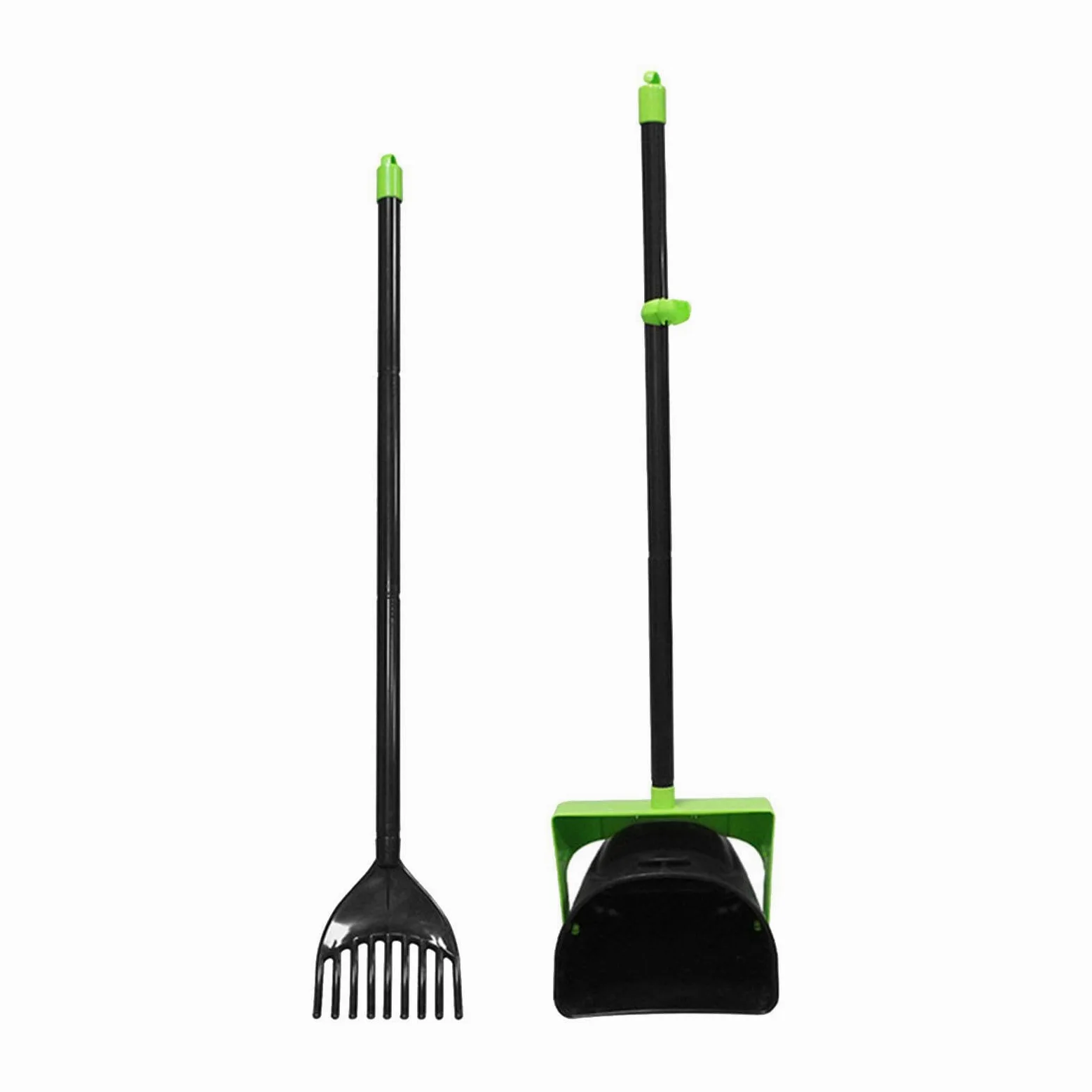 Pala para Excrementos con Mango Largo, Un Accesorio Práctico Y Robusto para La Limpieza de Perros, Césped, Jardines Y Perreras, 2 Piezas