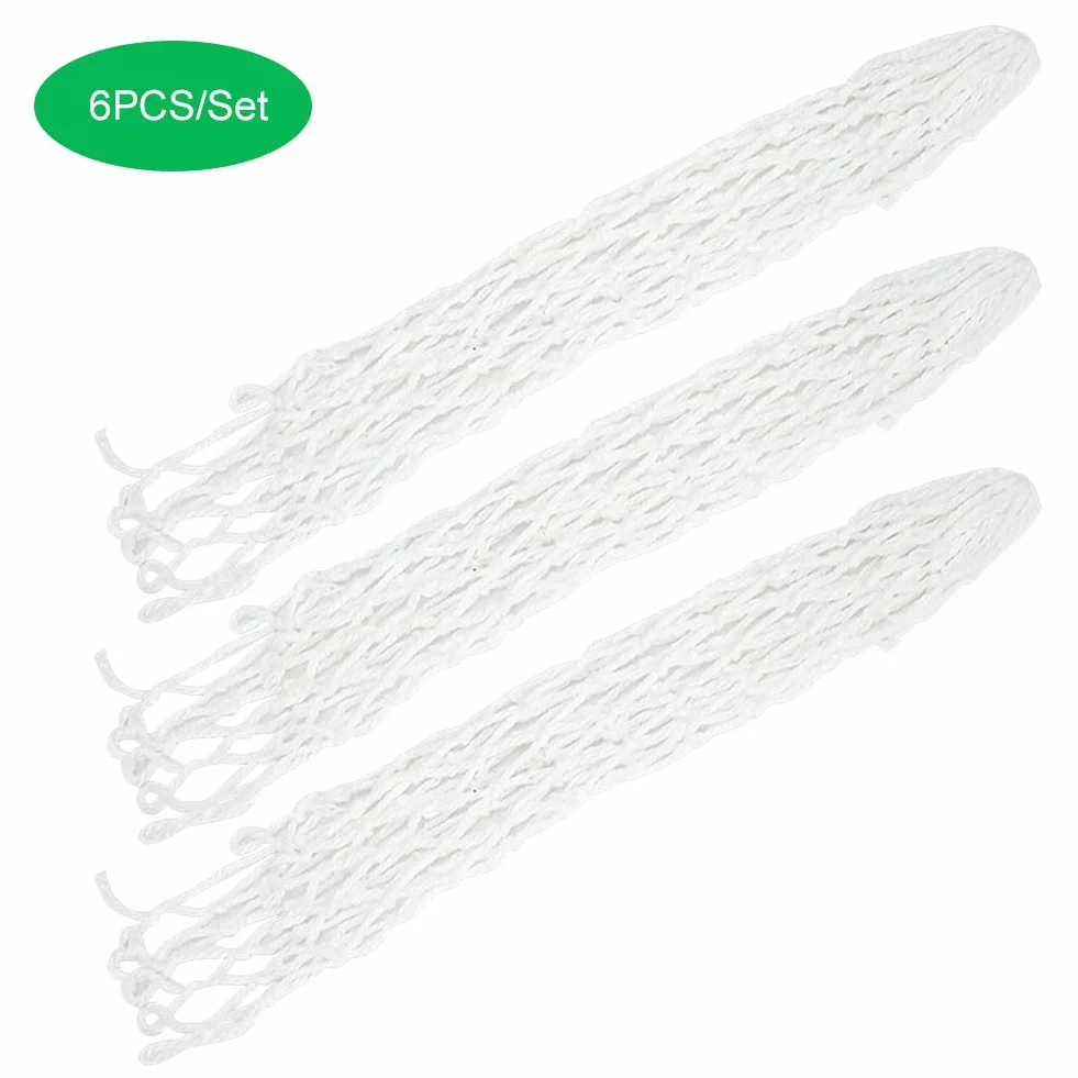 Red de Billar Bolsillo Accesorios de Mesa de Billar Bolsa de Red de Agujero Blanco