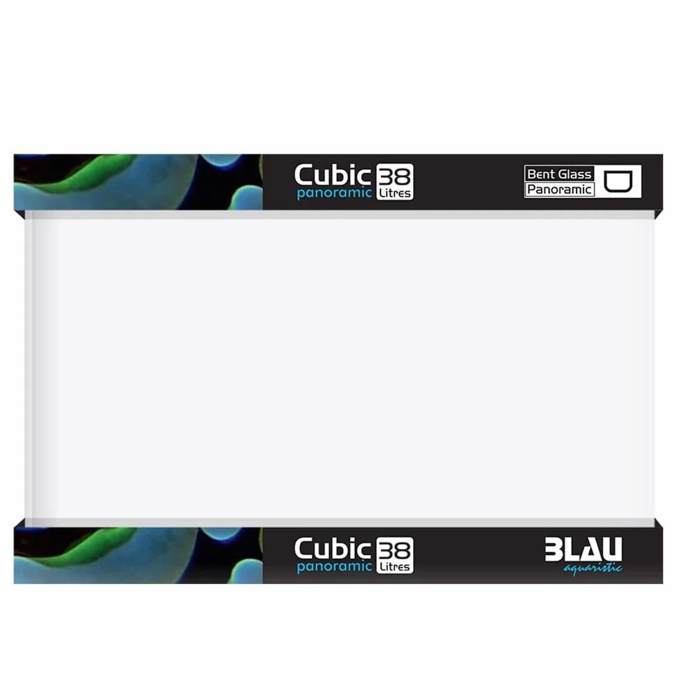 Blau Aquaristic Cubic Panoramic 45X28X30 Cm 38 litros 8500 g