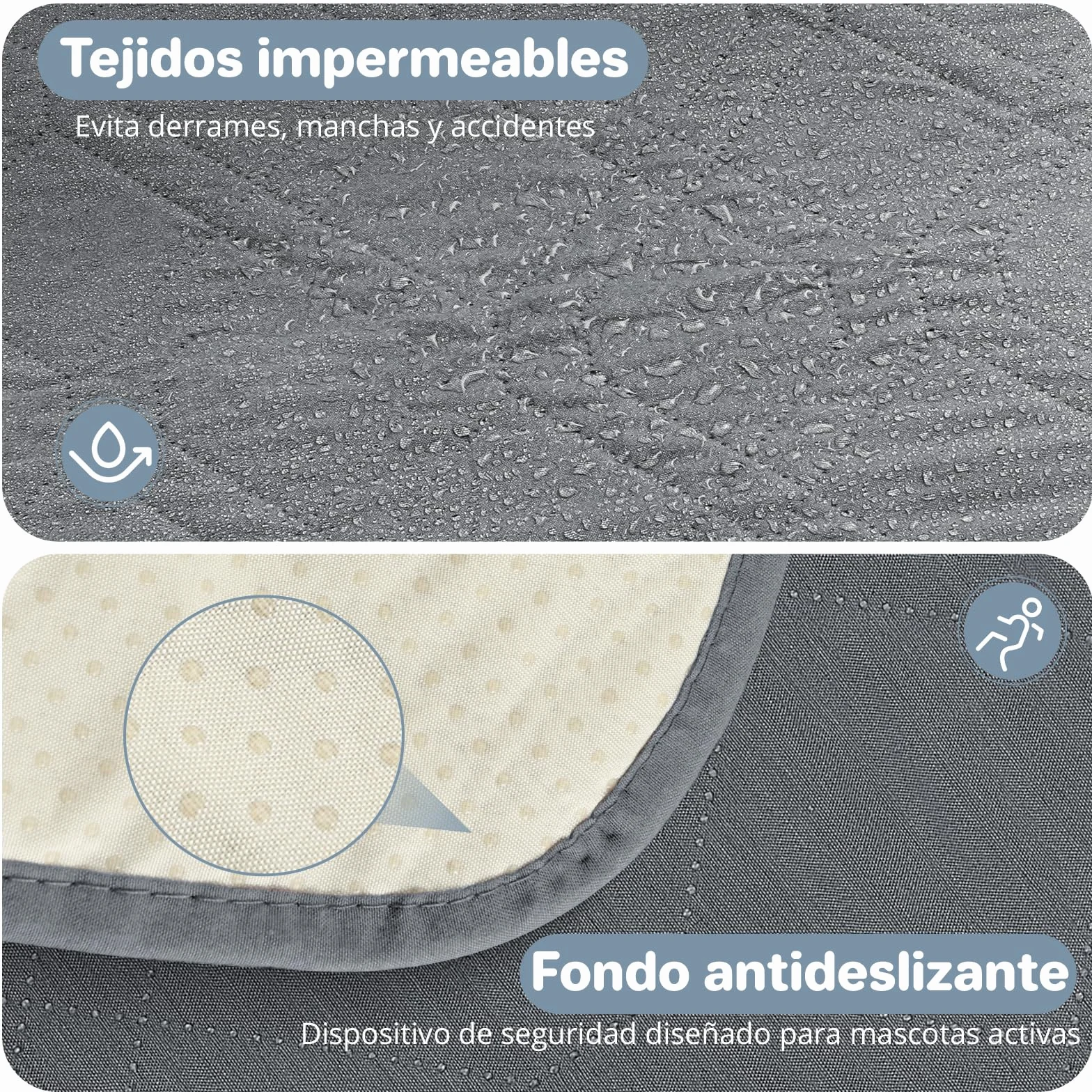 Funda Impermeable para Sofá, Funda para Cama, Funda para Mascotas, Sofá, Funda para Muebles de Sofá, Lavable a Máquina, Apta para Perros, Gatos, 76x190cm