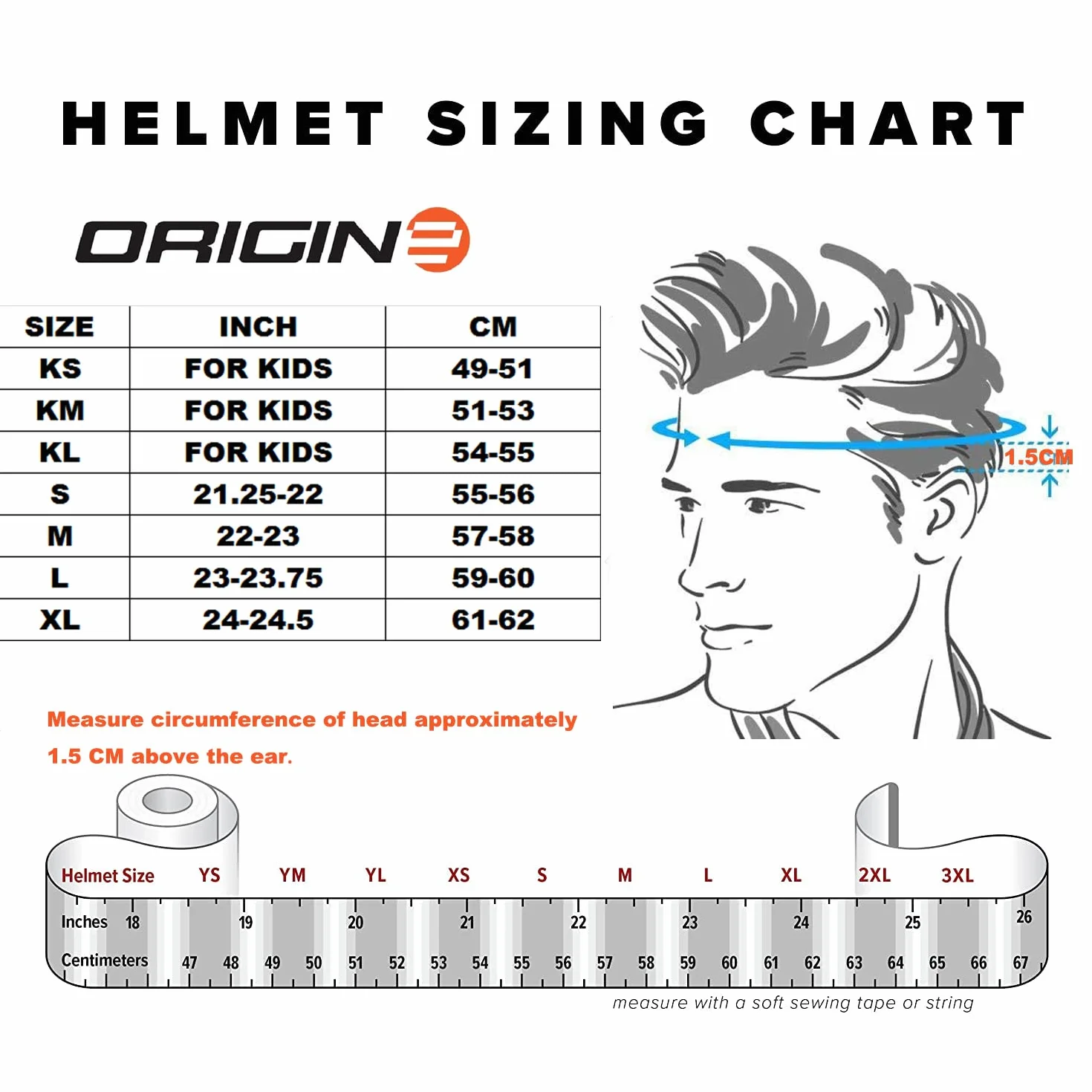 ORIGINE Casco de Esquí Snowboard Trineo CE EN1077 Unisex Adulto