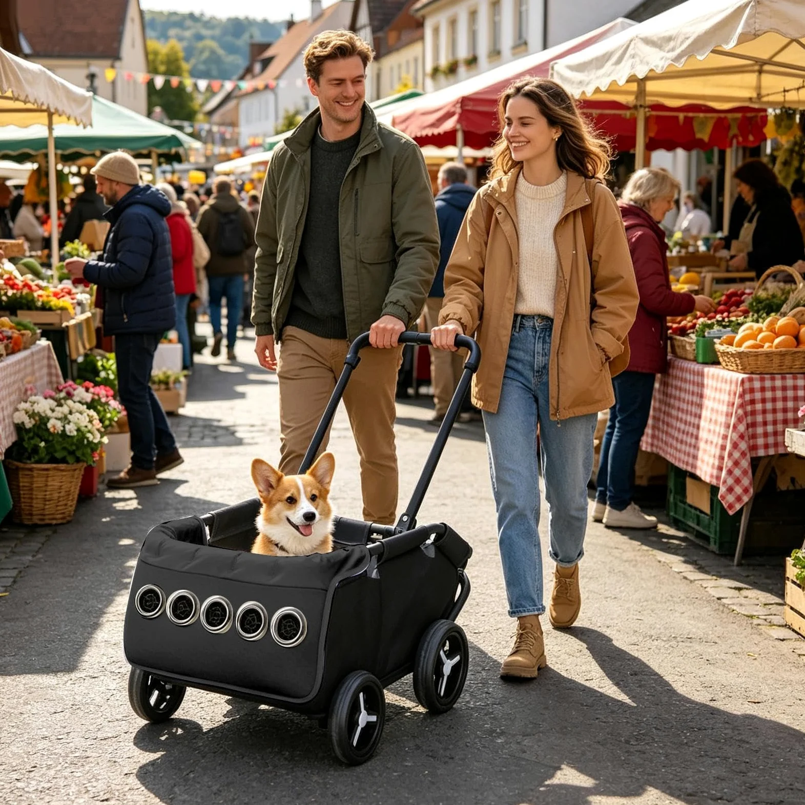 Accesorios para Carrito de Perro Almohadilla Impermeable Lavable | Almohadilla Carrito Manta Refrescante para Gatos Para Interior Exterior Hogar Viaje Mascotas Y Cachorros Pequeñas Medianas