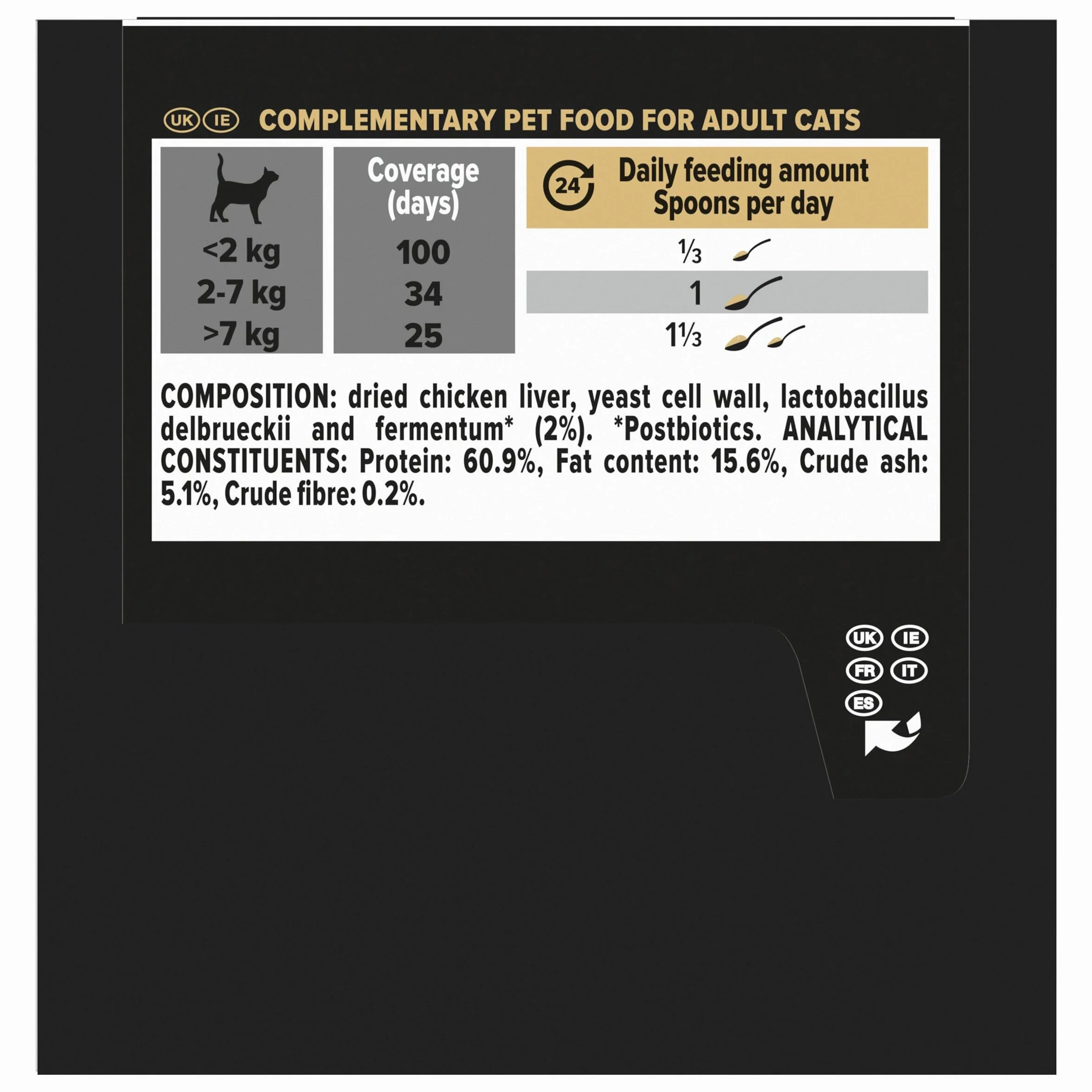 Purina Pro Plan Suplemento Gato Anticuerpos, sistema inmunológico, salud, probiótico, Defensas naturales 60g