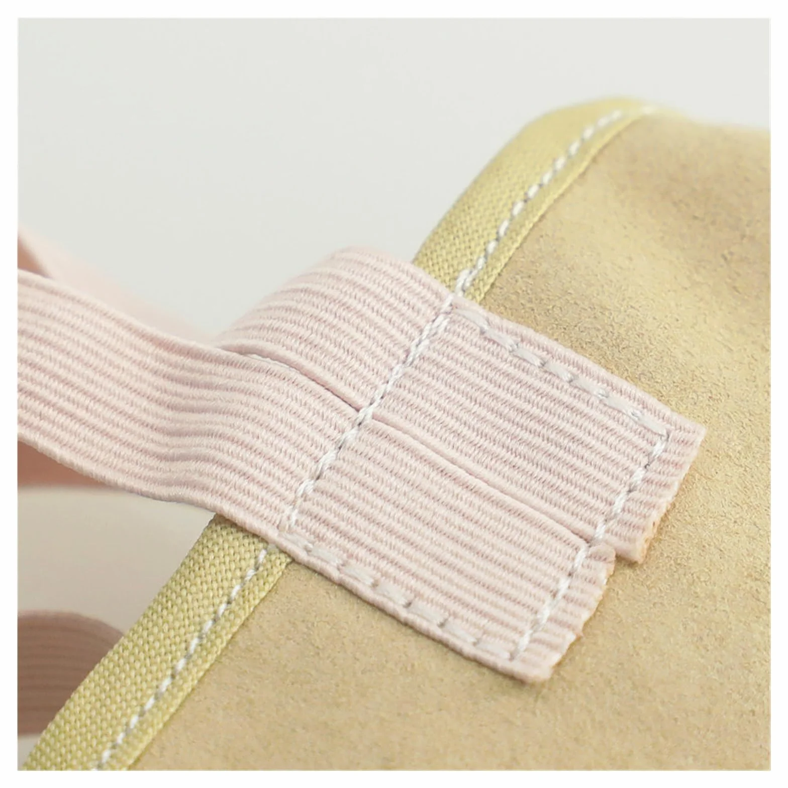 Zapatillas Gimnasia Rítmica Microfibra Suela Protectora Competición Profesional