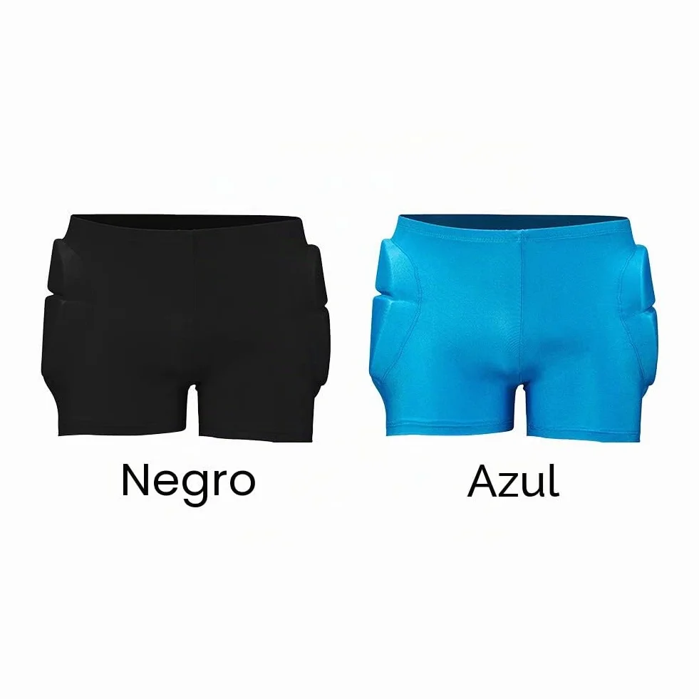 Pantalones Cortos Acolchados con Protección de Cadera 3D para Patinaje, Snowboard, Equitación y Ciclismo
