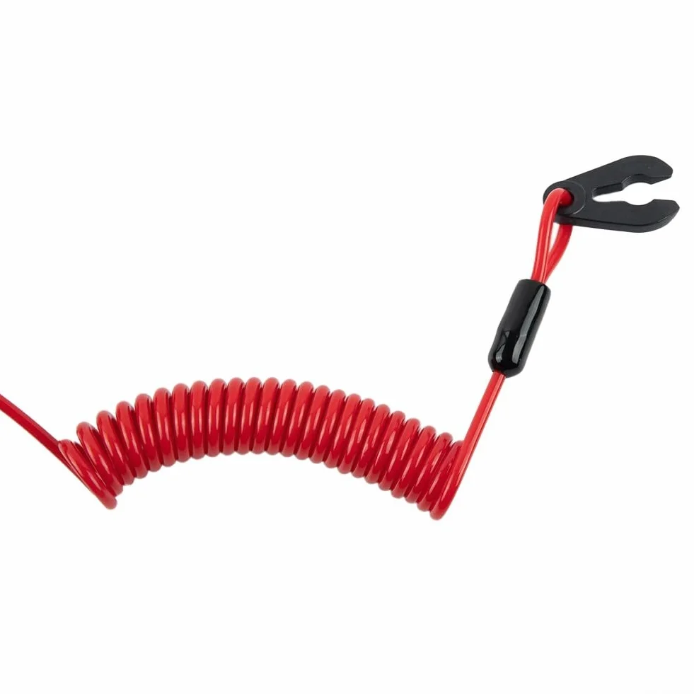 Cordón de seguridad para interruptor de apagado de esquí acuático JT900 JT1100, cable de poliuretano