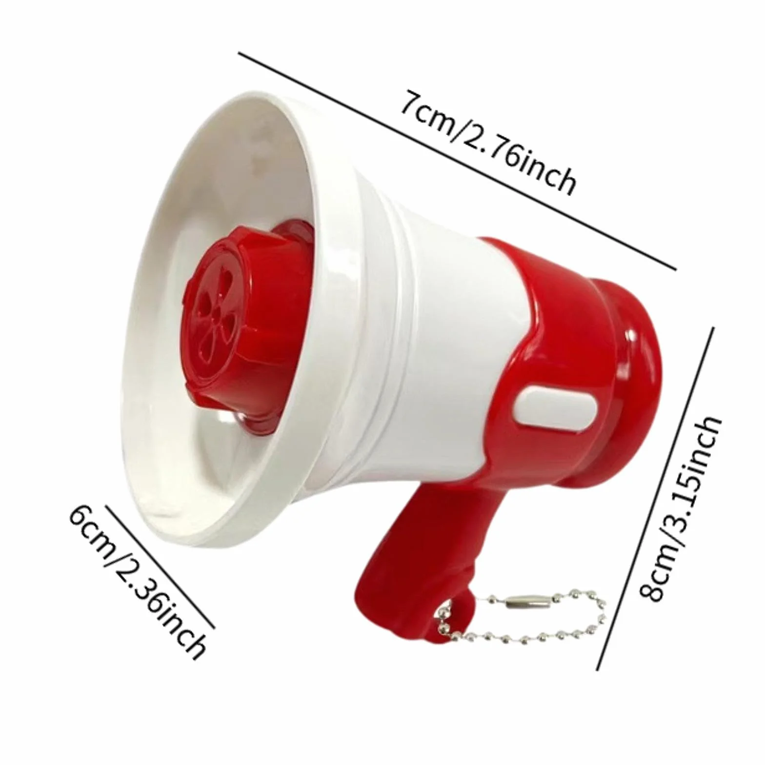 Amagogo Altavoz de megáfono portátil Mini Bullhorn Juguete Amplificador para Entrenadores Deportivos