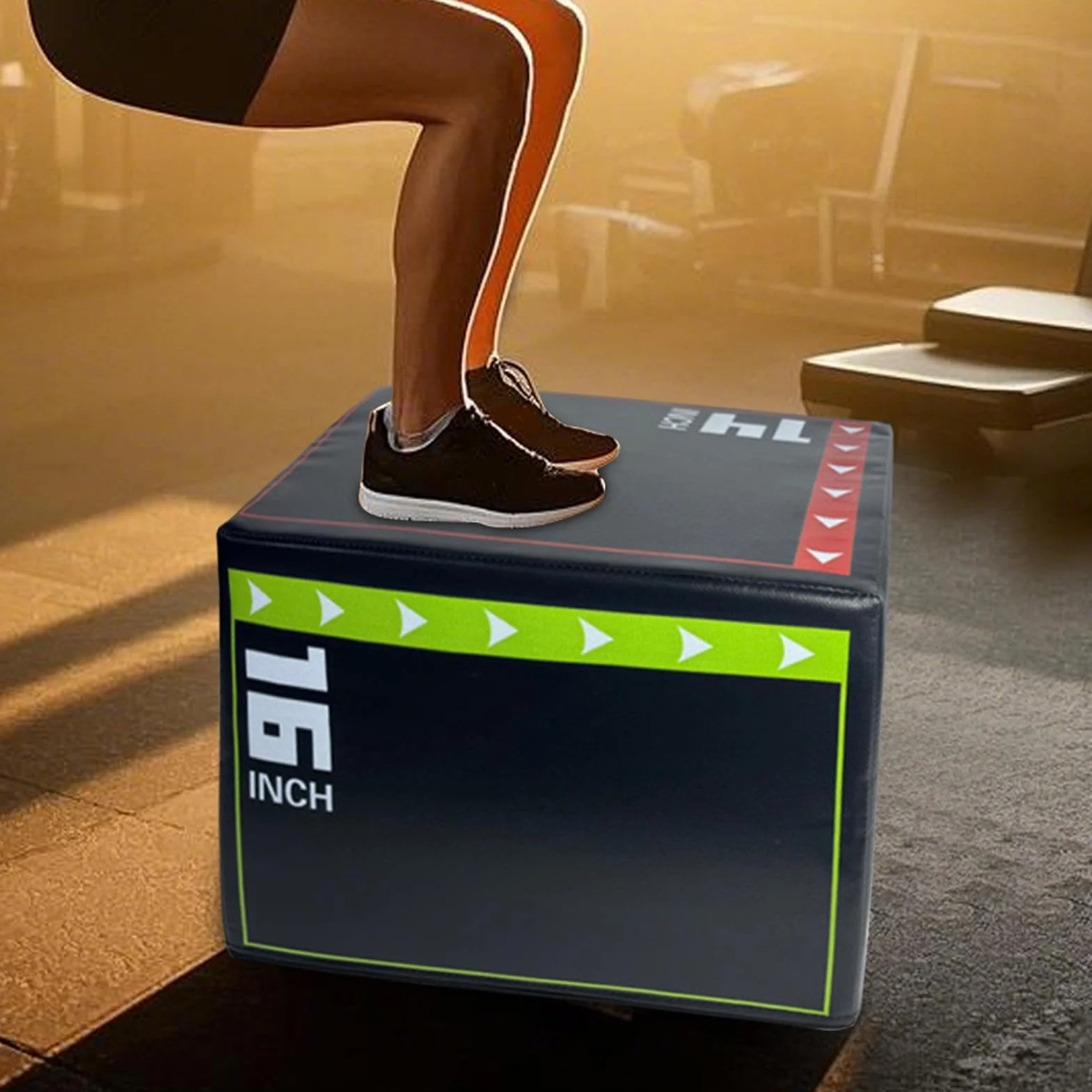 PLYOMETRIC Spring Box, caja de salto no antideslizante, equipo de fitness resistente a la intemperie