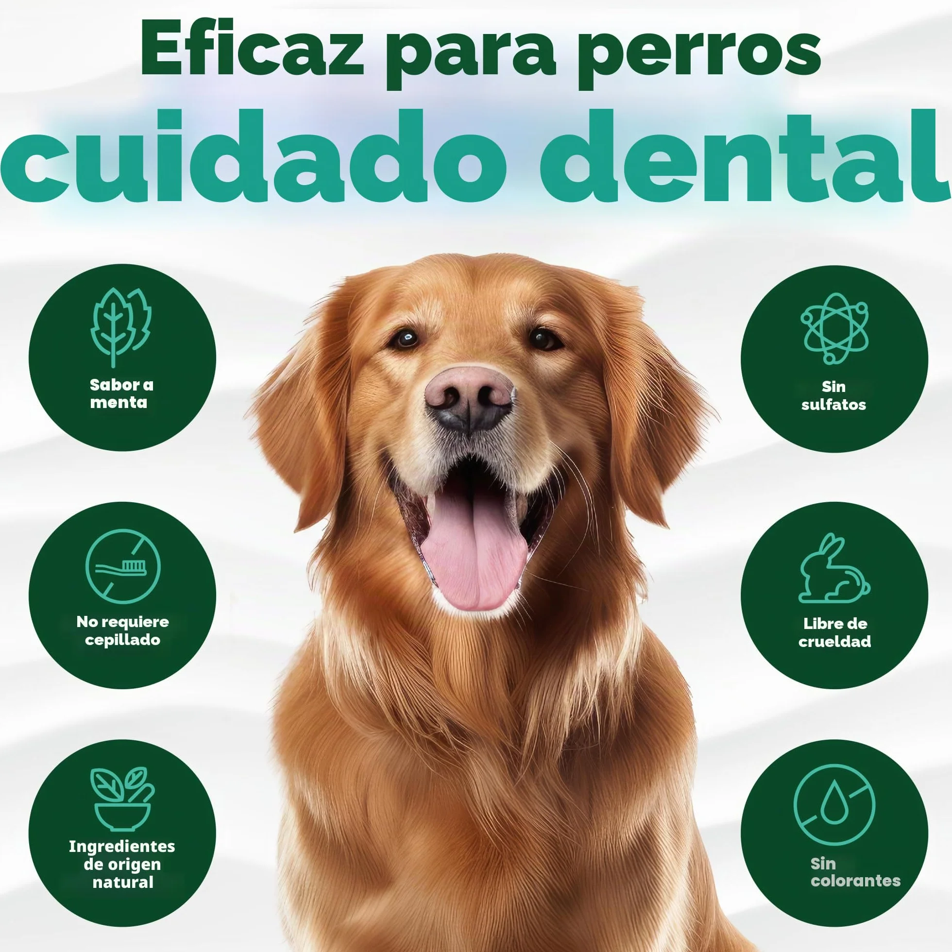 Fresh Breath by TropiClean - Gel de Cuidado Bucal para Perros, Mascotas, Gatos - Sin Cepillado - Ayuda a Eliminar la Placa, el Sarro y la Enfermedad Gingival - Original - 59 ml