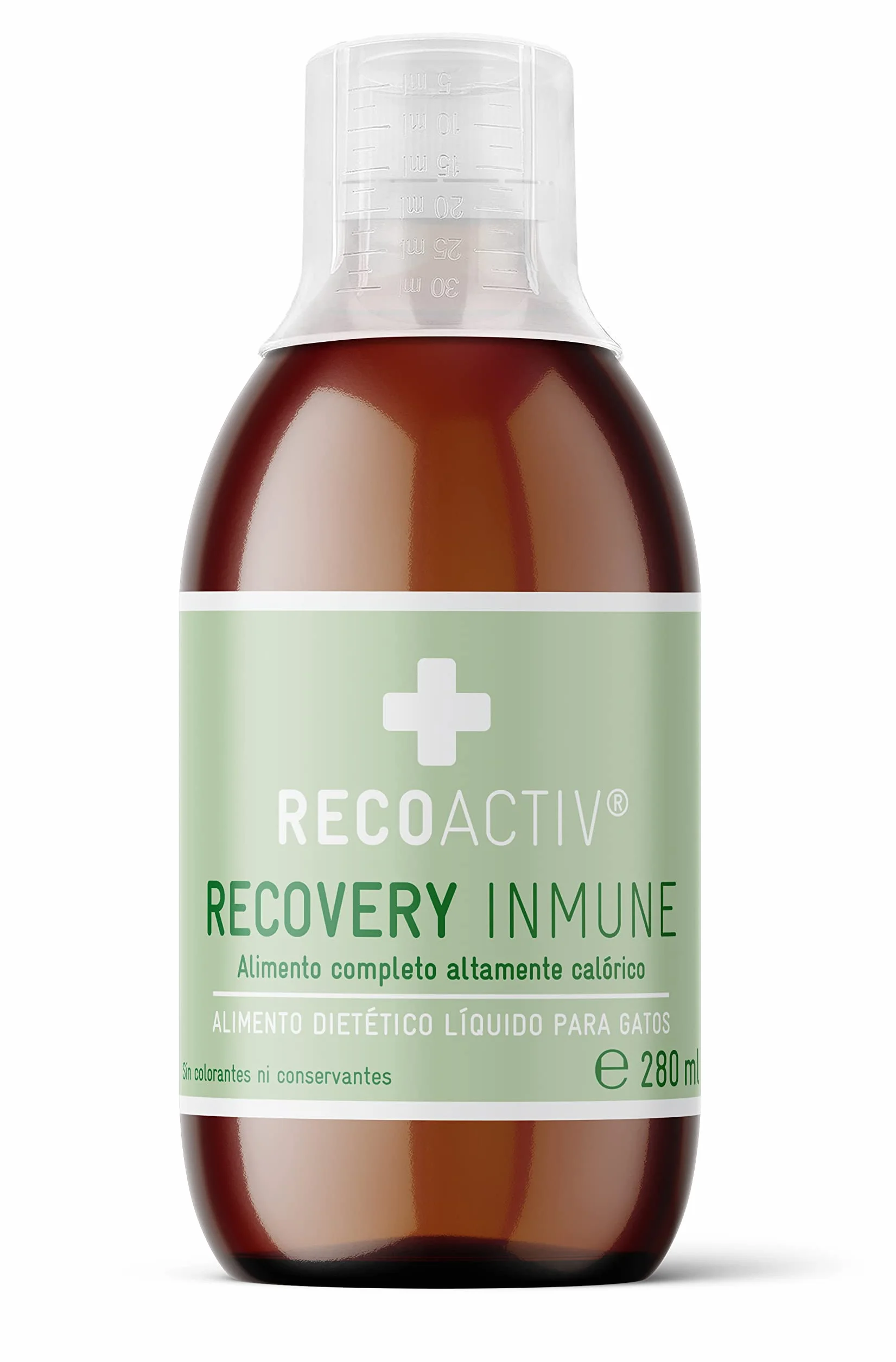 RECOACTIV Recovery Inmune para Gatos, 1 x 280 ml, alimento dietético Completo de Alto Contenido calórico para la desnutrición y la convalecencia y para el Aumento de Peso