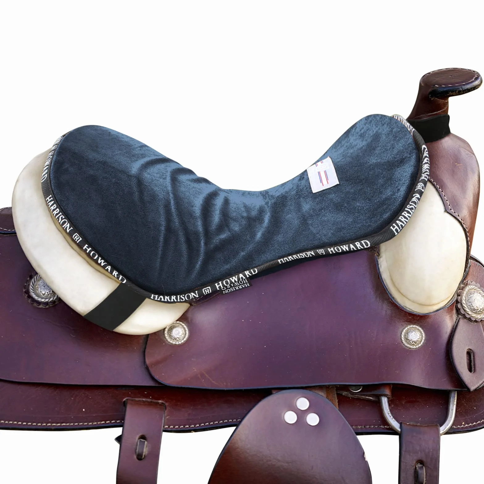 Harrison Howard Western Protector de Asiento de Montura con Almohadilla y Base Acolchada, Ayuda a distribuir la presión sobre el Lomo del Caballo