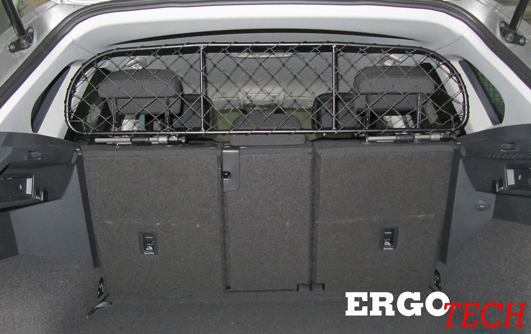 ERGOTECH Rejilla Separador protección para Volkswagen Tiguan (2016-2024), RDA65-S8 KVW023, para Perros y Maletas
