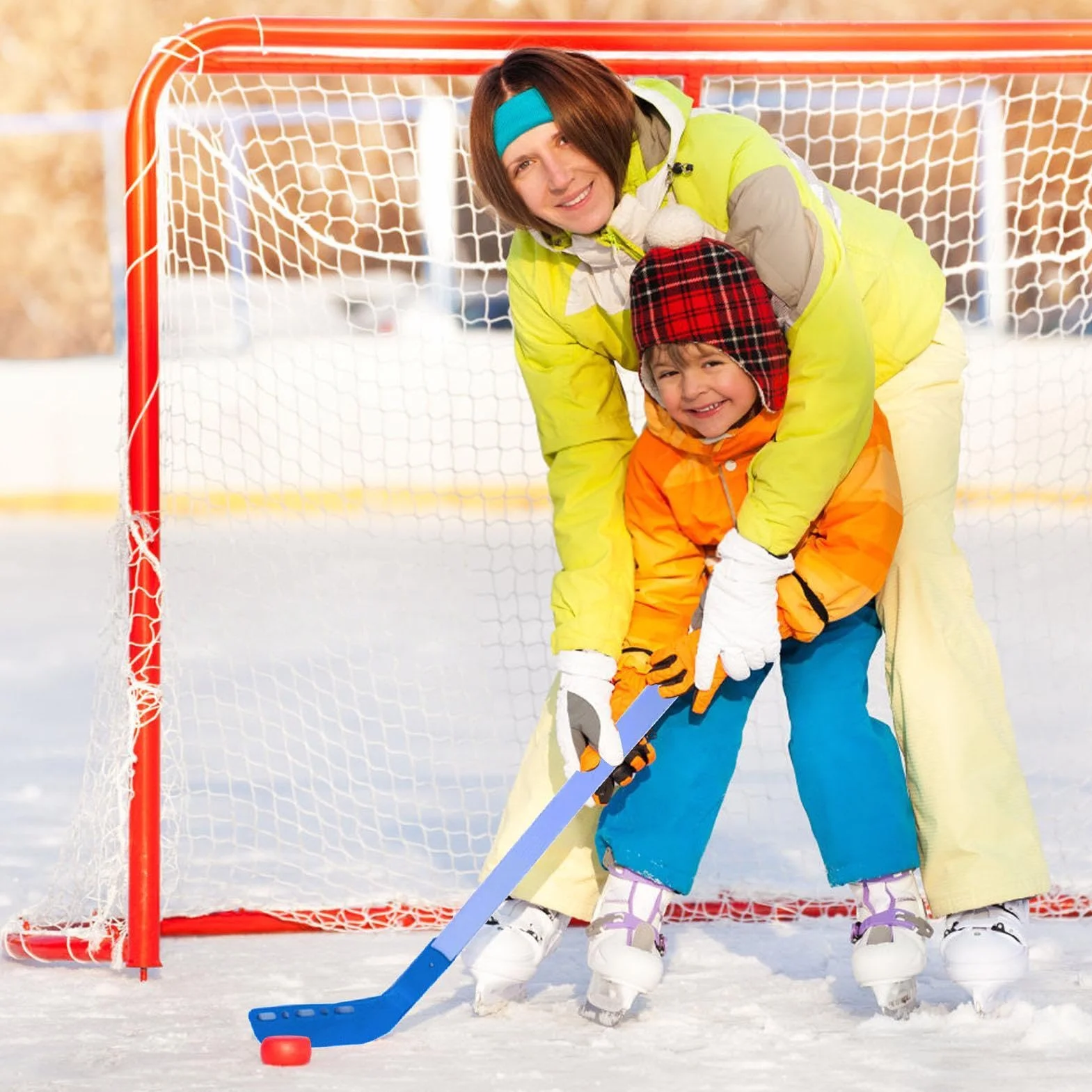 Palos de Hockey sobre Hielo Junior Adultos Alas Izquierdas Derechas Longitud Club