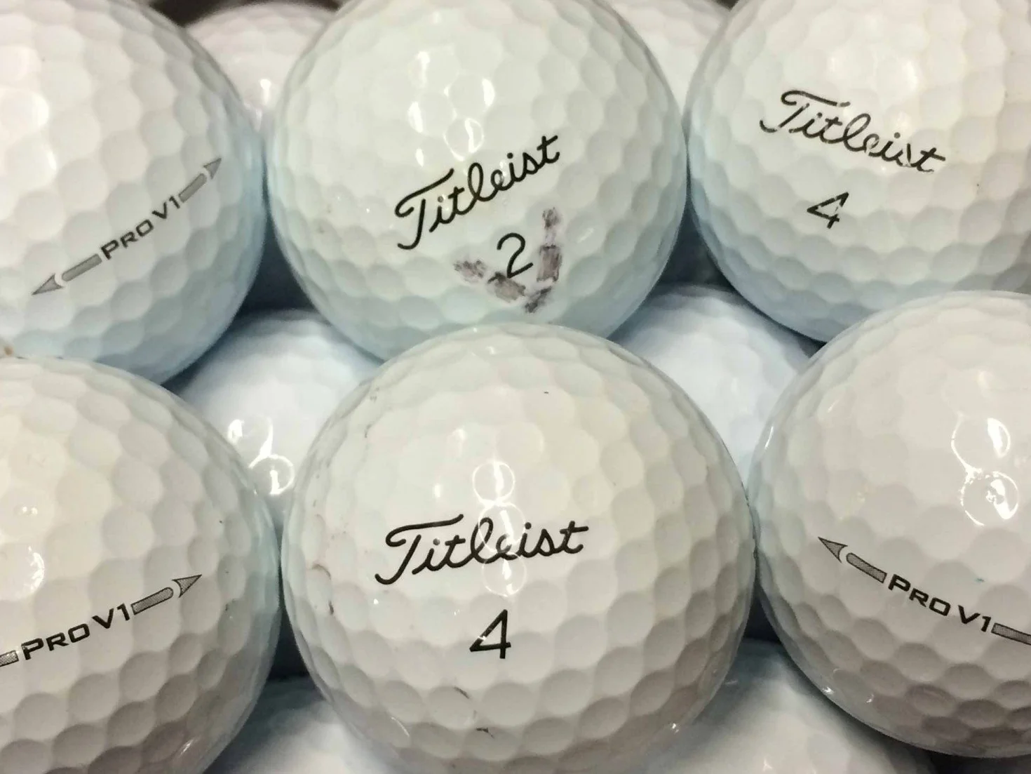 TITLEIST PRO V1 PELOTAS DE GOLF RECUPERADAS CALIDAD AAA