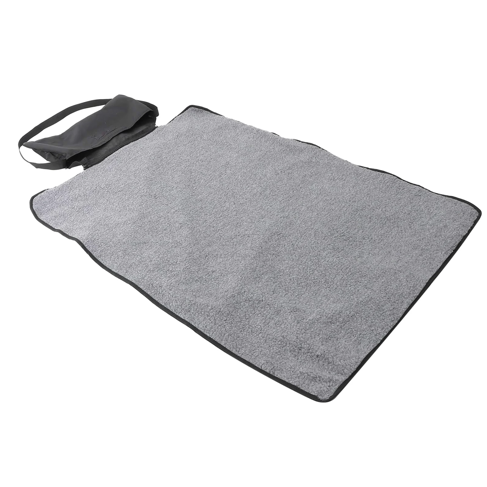 Toyvian Manta Plegable para Mascotas y Térmica, Tela Oxford y Lana de Cordero, Tamaño Portátil, para Exteriores y Viajes, Adecuado para Perros y Gatos