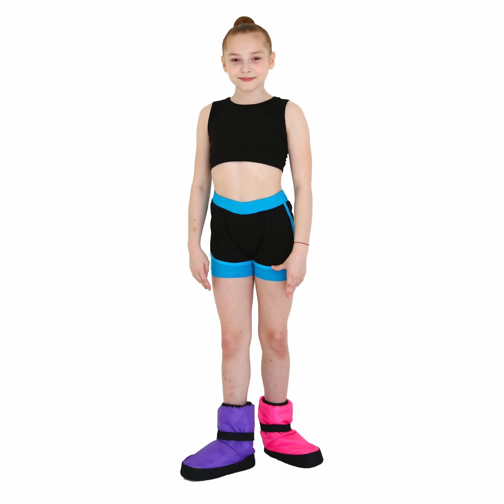 Botas de Calentamiento de Ballet DRUNA para Gimnasia Rítmica, Jazz y Entrenamiento INDIGO