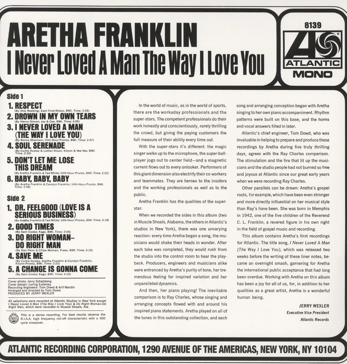 I Never Loved a Man the Way I