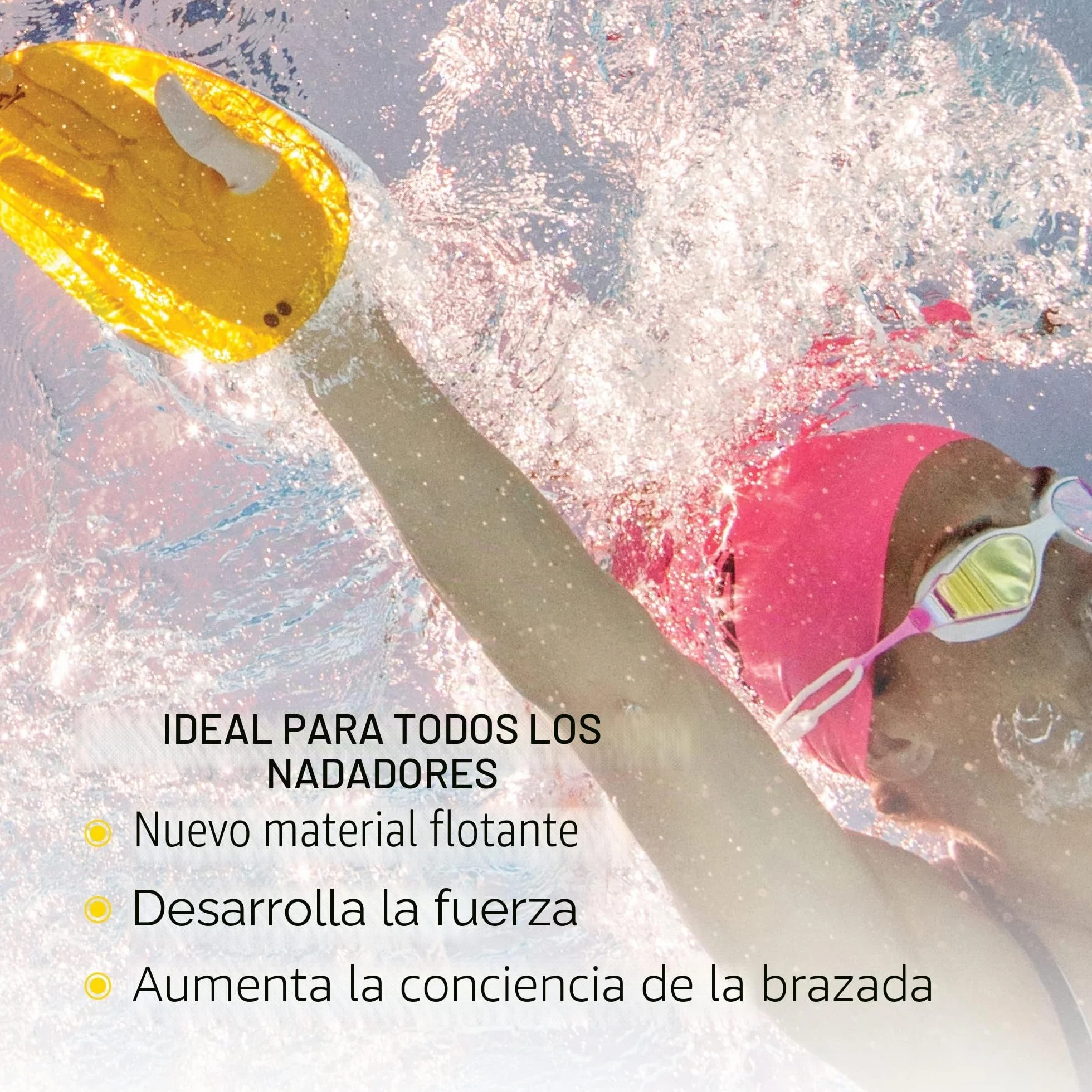 FINIS Agility Paddles Raquetas de natación flotantes para entrenamiento de velocidad