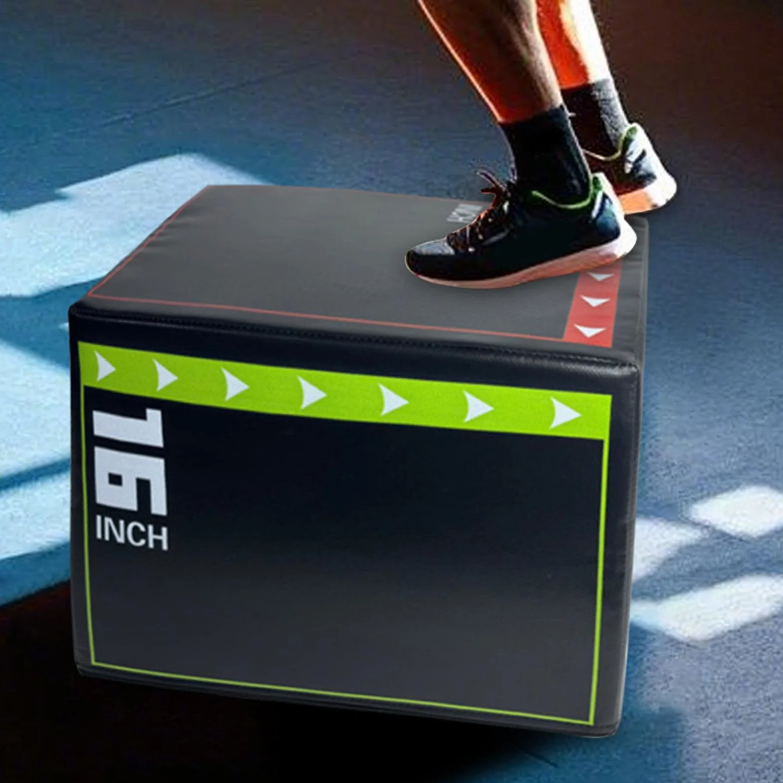 Box Jumps para fitness en casa, caja de juegos de salto multifuncional amortiguador step-up-box