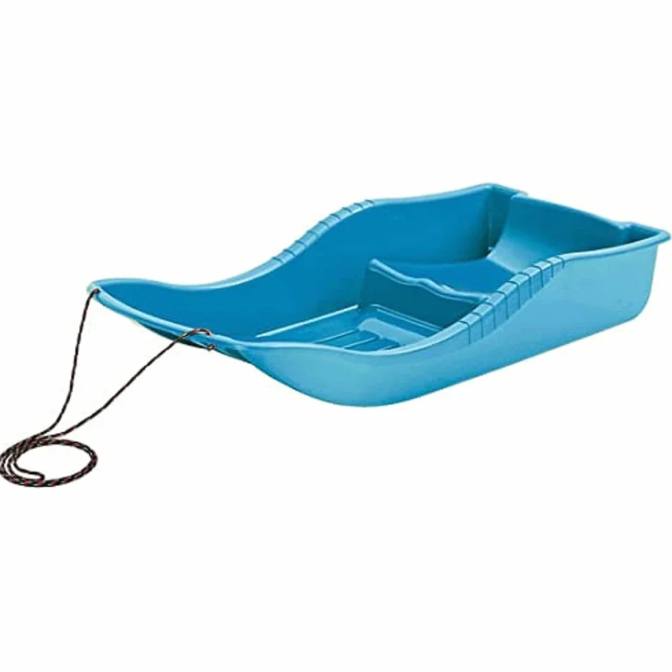 Trineo SNOW en forma de barca con asiento y cuerda
