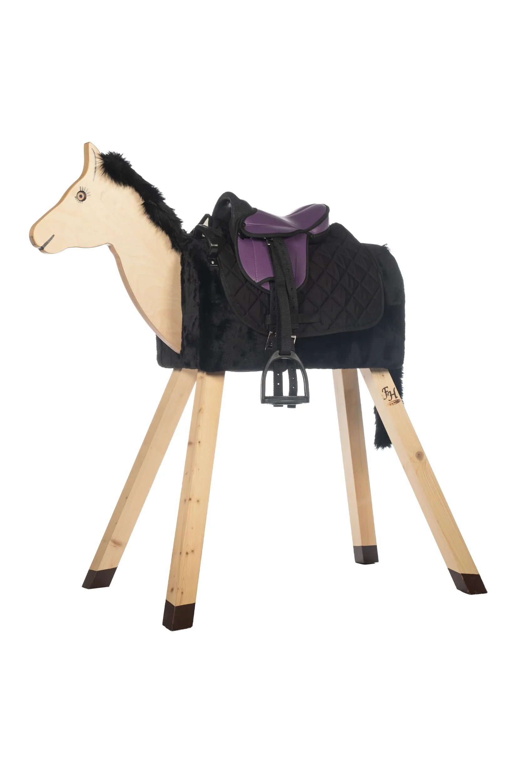 HKM Beginner Silla de montar set Violeta One Size