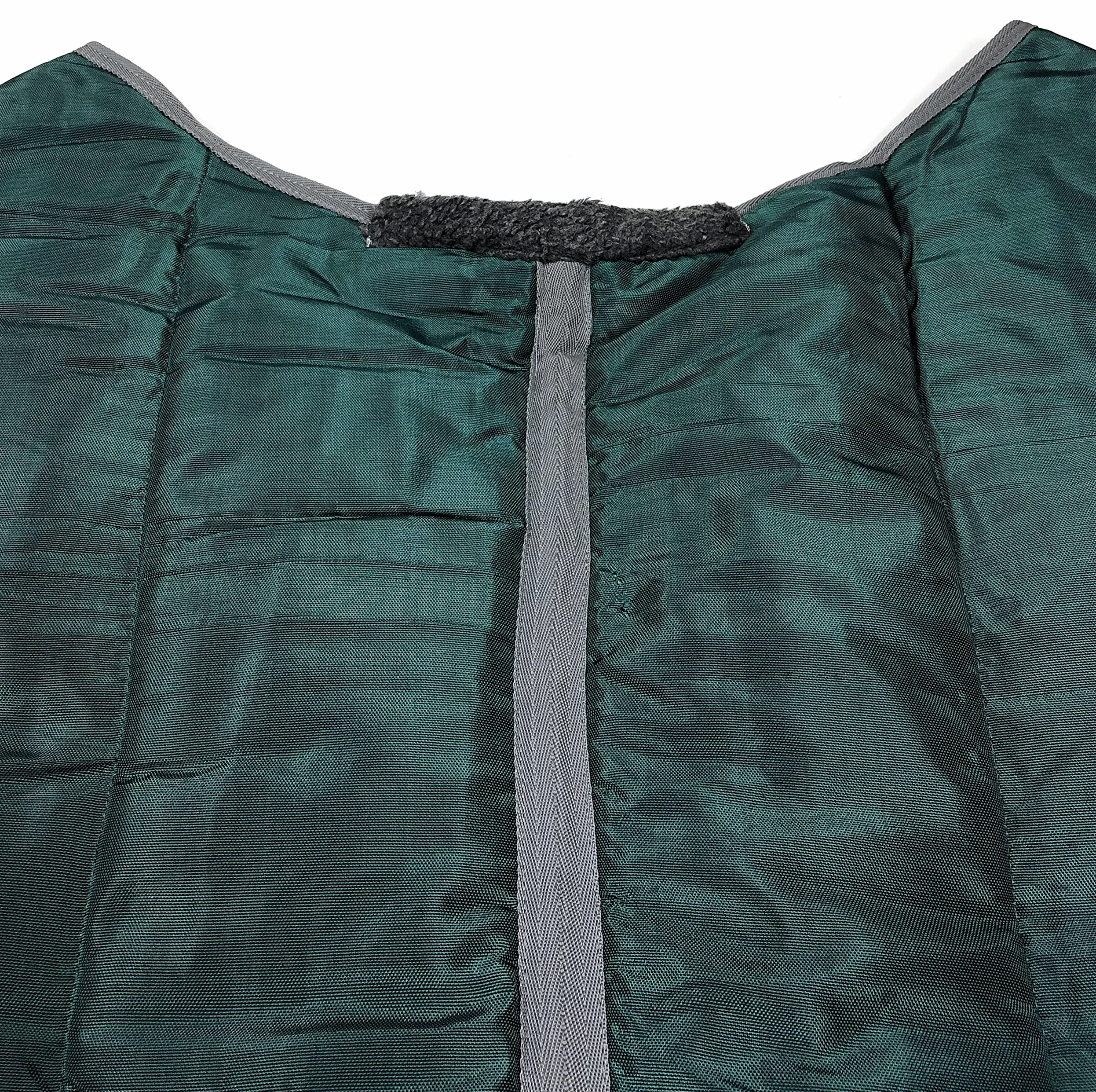 Horses, Manta de Invierno Heavy para Caballo 500g, Acolchada, Suave, Cómoda, Ideal para la Cuadra, con Bordes de Nailon Reforzado, Medidas Desde 128cm hasta 162cm, Disponible en Verde y Negro