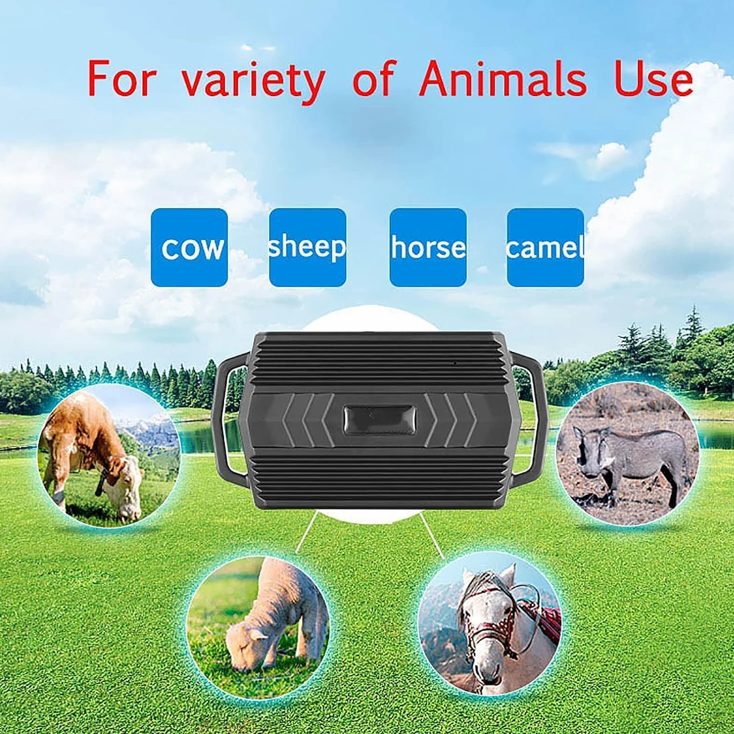 Rastreador GPS para animales, localización en tiempo real y monitoreo de velocidad, alertas móviles de sobrevelocidad para la seguridad del ganado