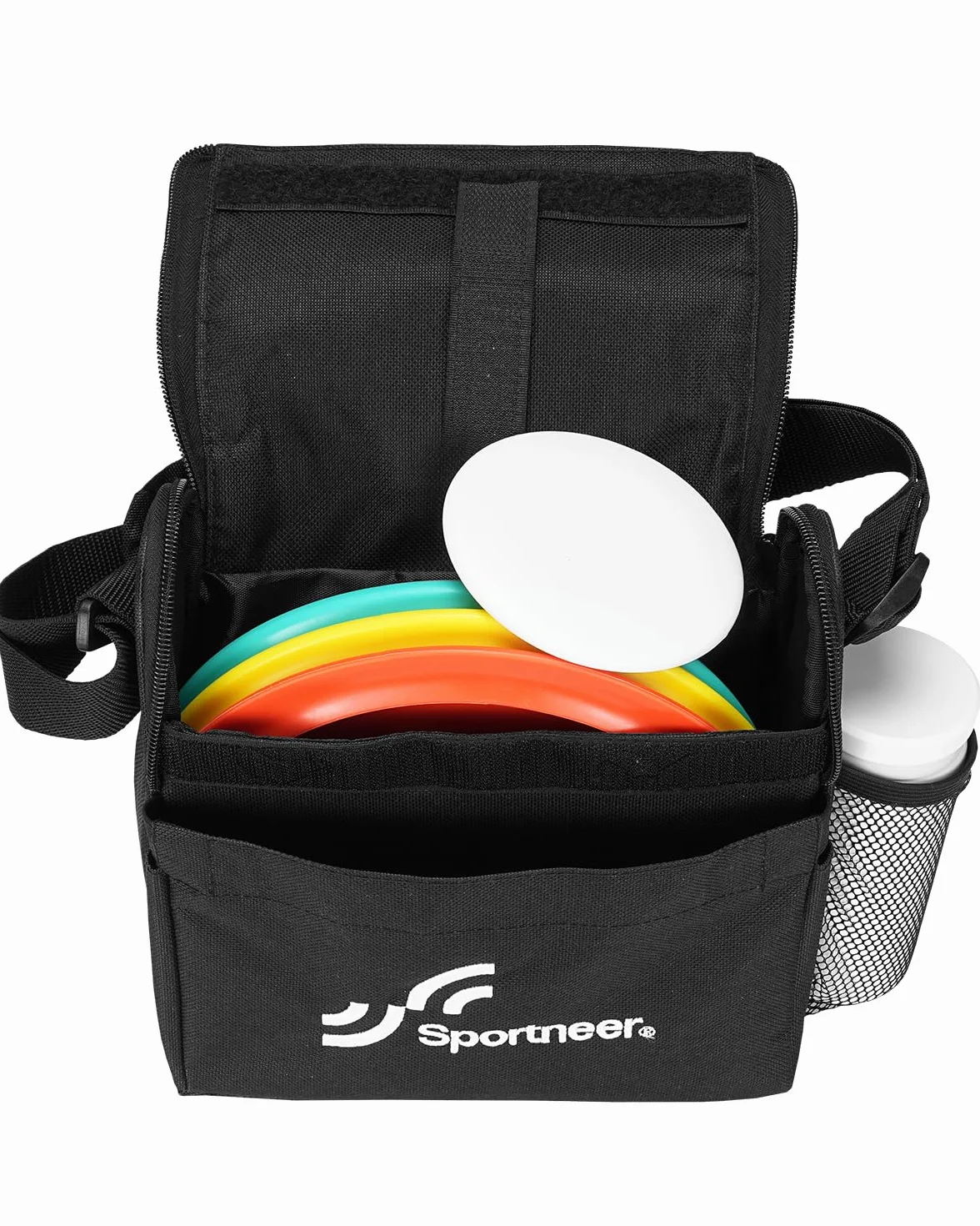 Sportneer Juego de discos de golf 3 piezas con putter, rango medio, driver, mini marcador y bolsa portátil