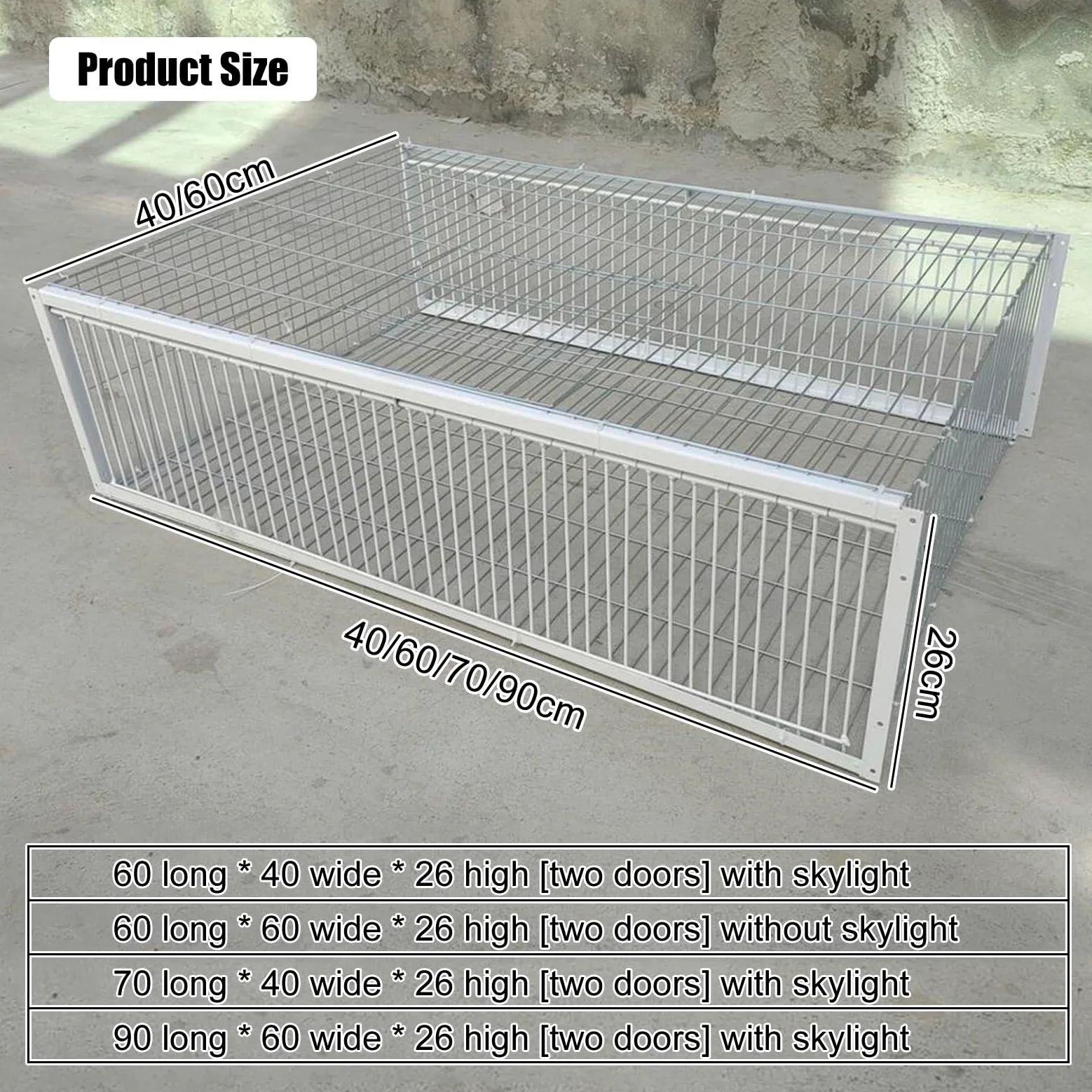 Jaula De Pájaros Trampa, Jaula Trampa pajaros o Jaula Trampa Palomas, Jaulas para Pájaros con Entrada Unidireccional, con Diseño A Prueba De Escape, para Gorriones, Palomas Y Aves (Size : 70x4