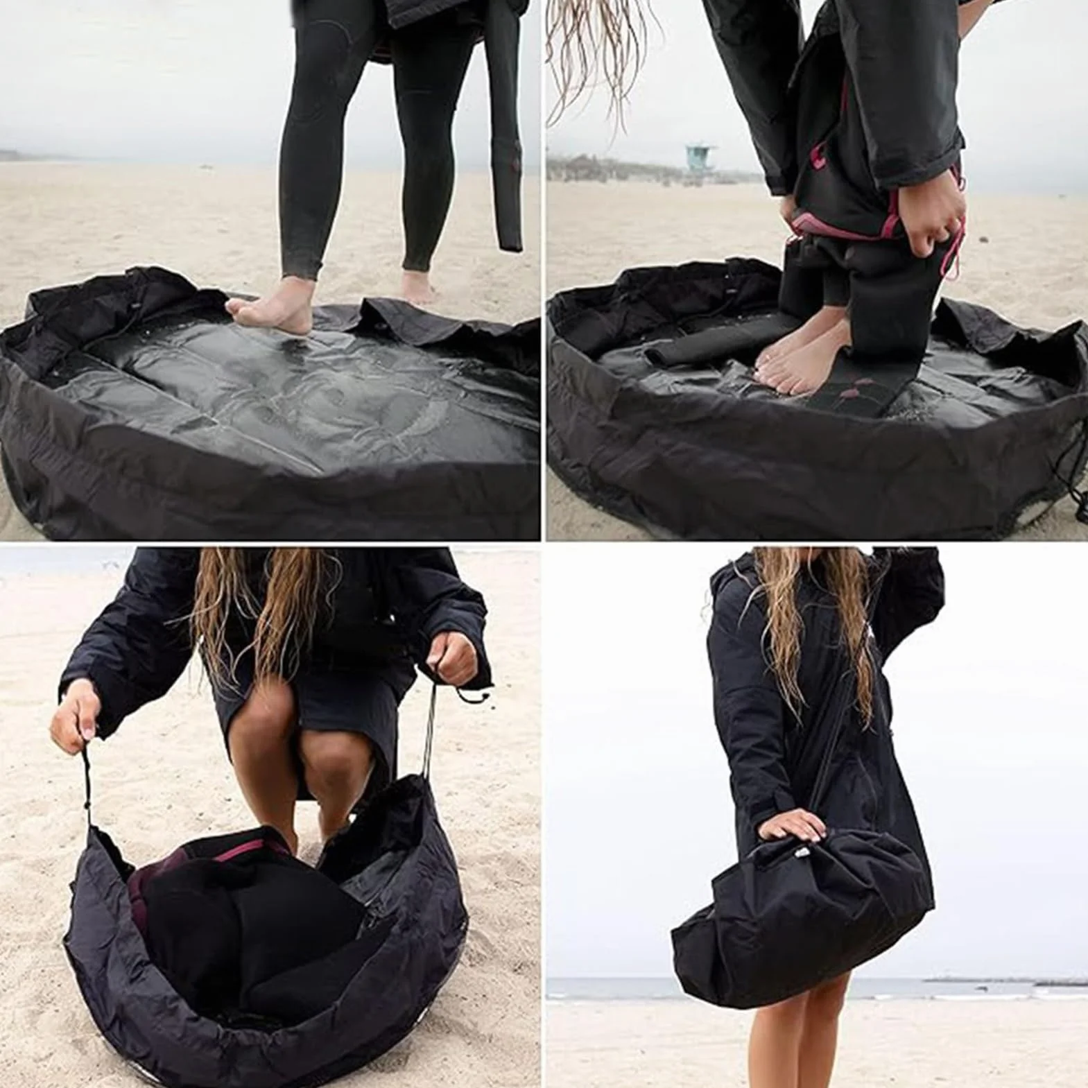 Alfombrilla de Neopreno para Cambio de Buceo Portátil, para Natación, Surf, Kitesurf, Piscina
