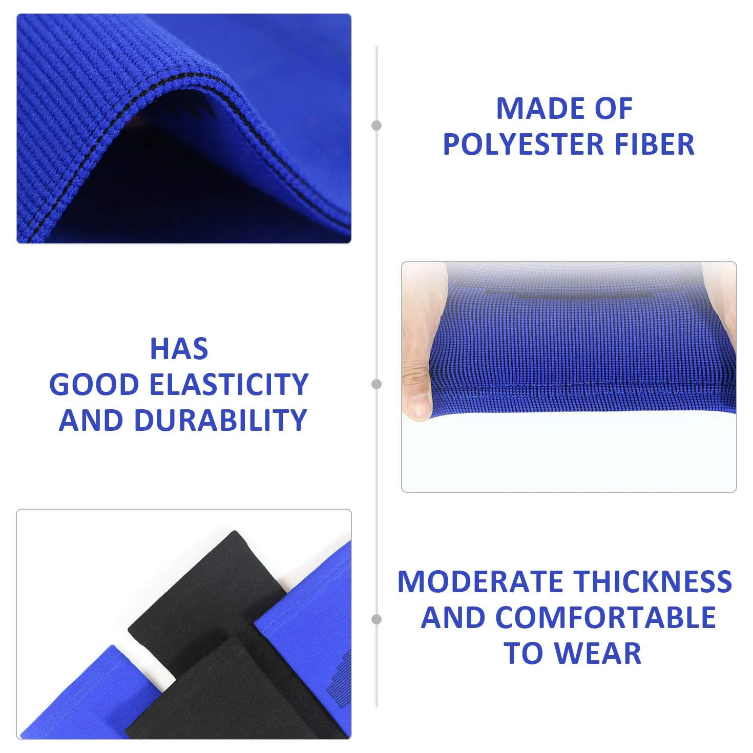 Tobillera Elástica Transpirable para Niños, 3 Pares Protectores de Tobillo Deportivos