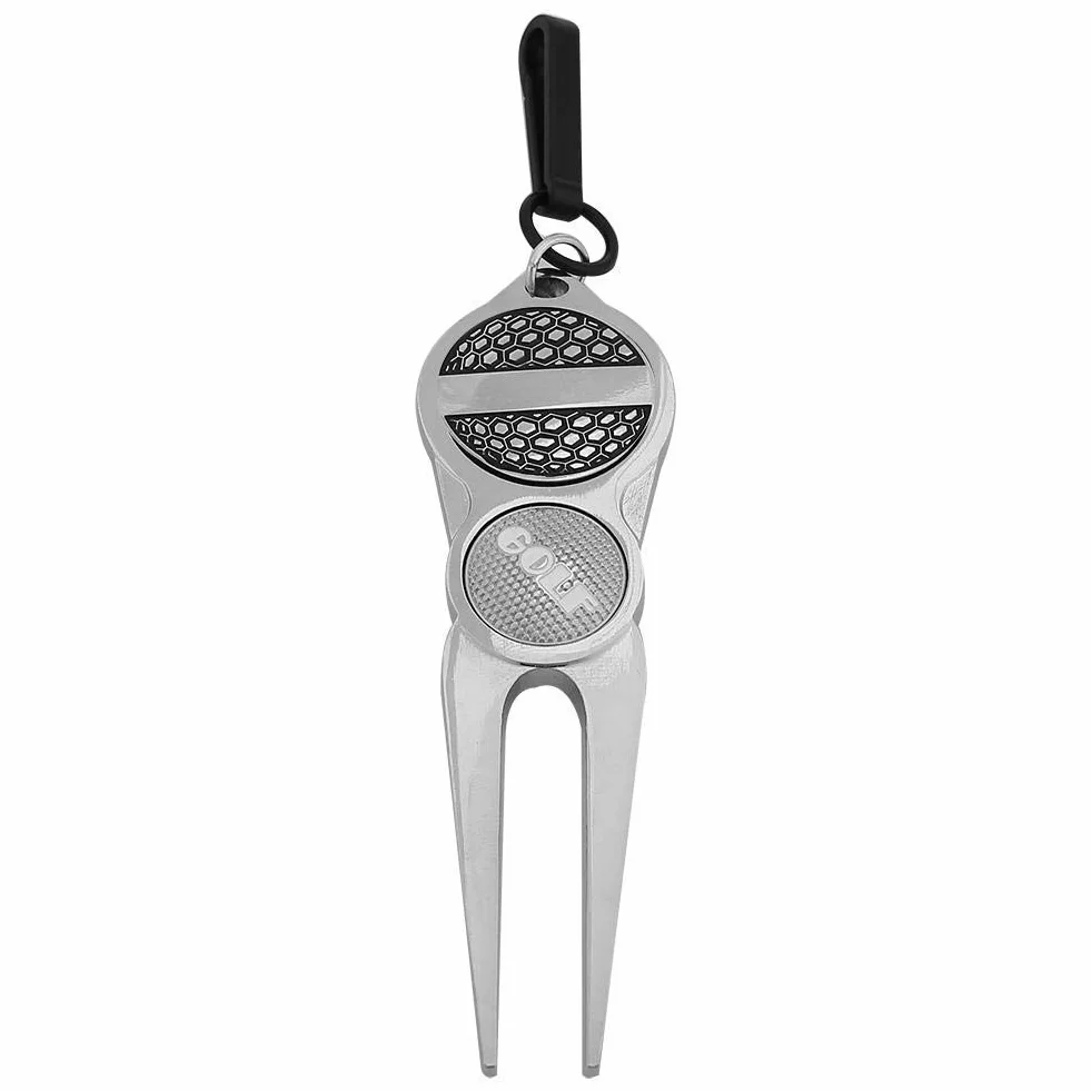Golf Divot Tool Green Repair Marcador Magnético Pitchfork