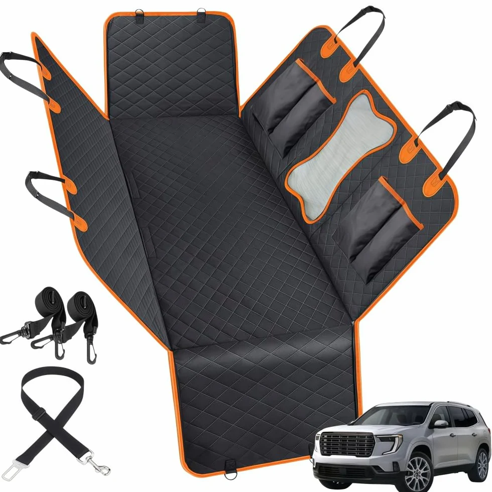 Funda Coche Perro para Lexus NX 2014-2024 | Impermeable y Antideslizante Resistente a Arañazos Tela Reforzada con Ventana de Malla Visible y Cremallera 137X147 CM