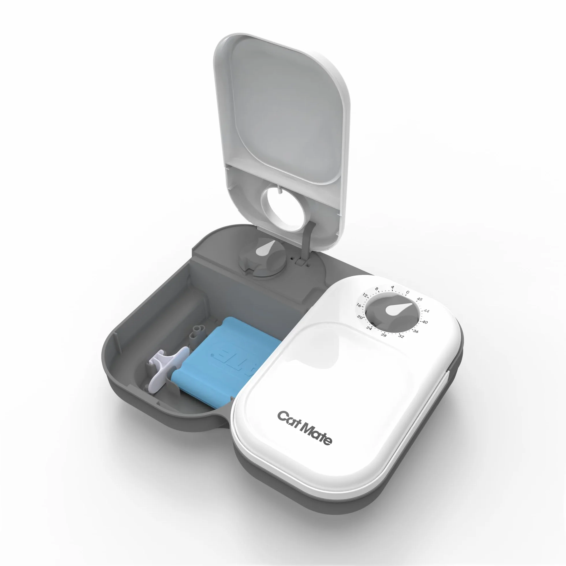Cat Mate- Comedero automático para 2 Comidas (0,825 kg)