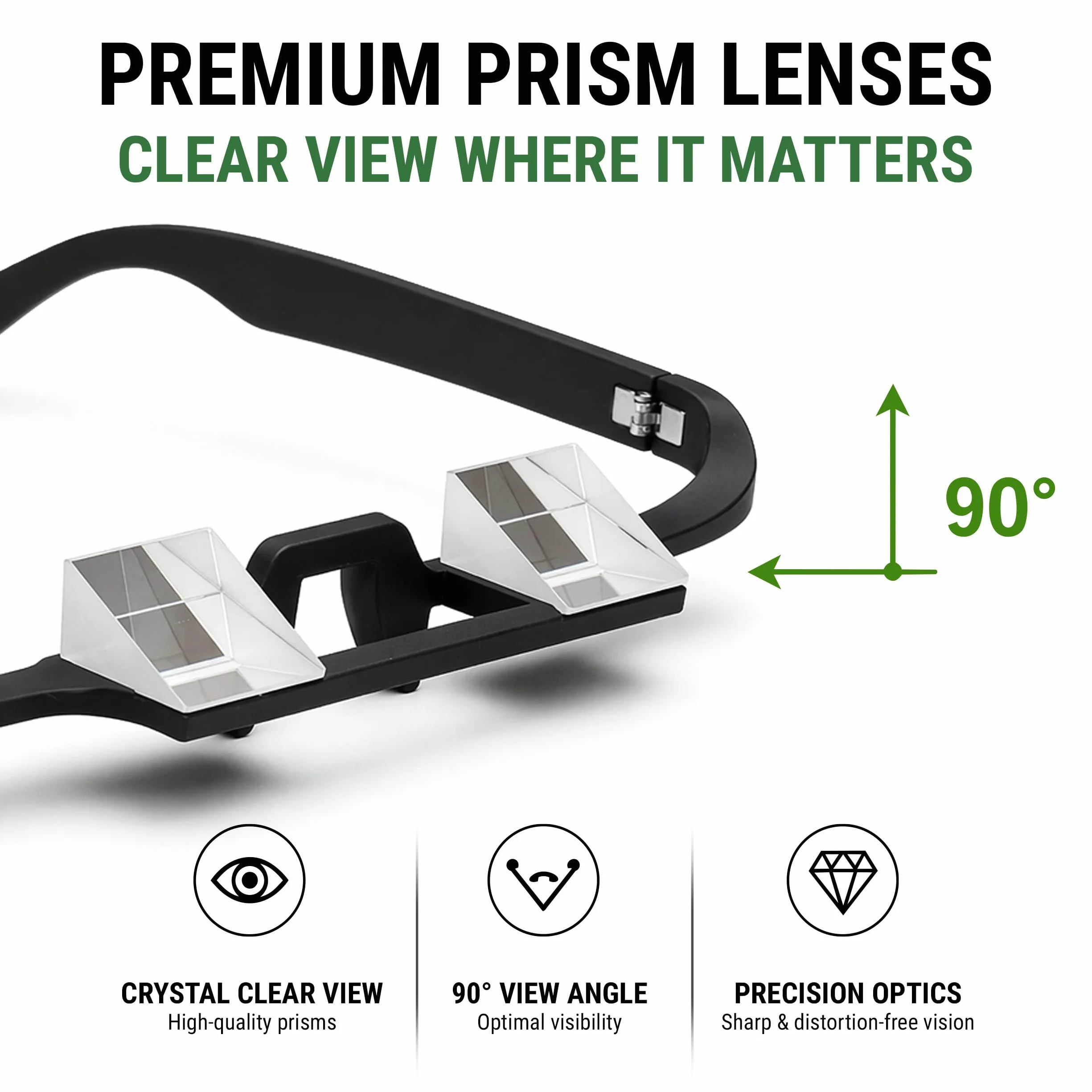 Climbing Belay Glasses Gafas de escalada para asegurar con prisma ligeras resistentes