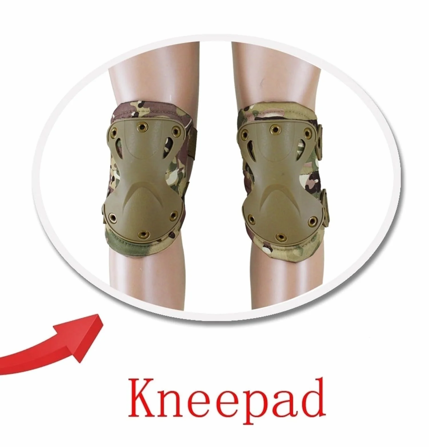 Jungle Leopard Almohadilla de rodilla táctica para codo militar protección airsoft caza rodilleras seguridad
