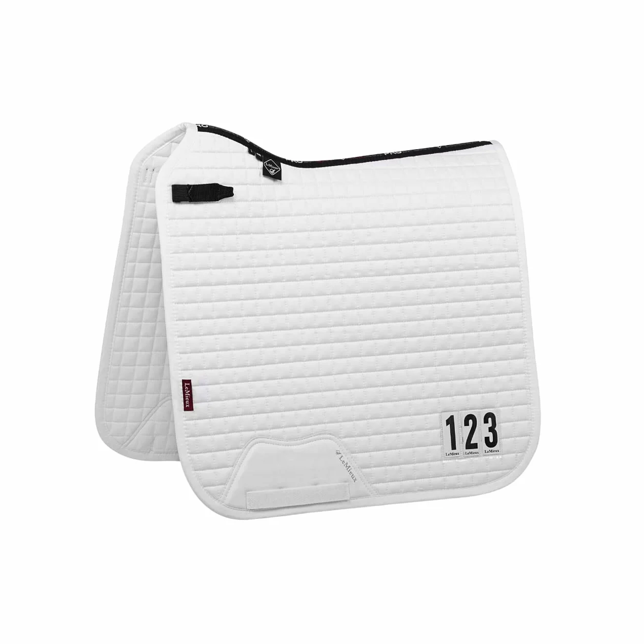 LeMieux Prosport Cotton Dressage Competition Square Alforja de aderezo, Unisex Adulto